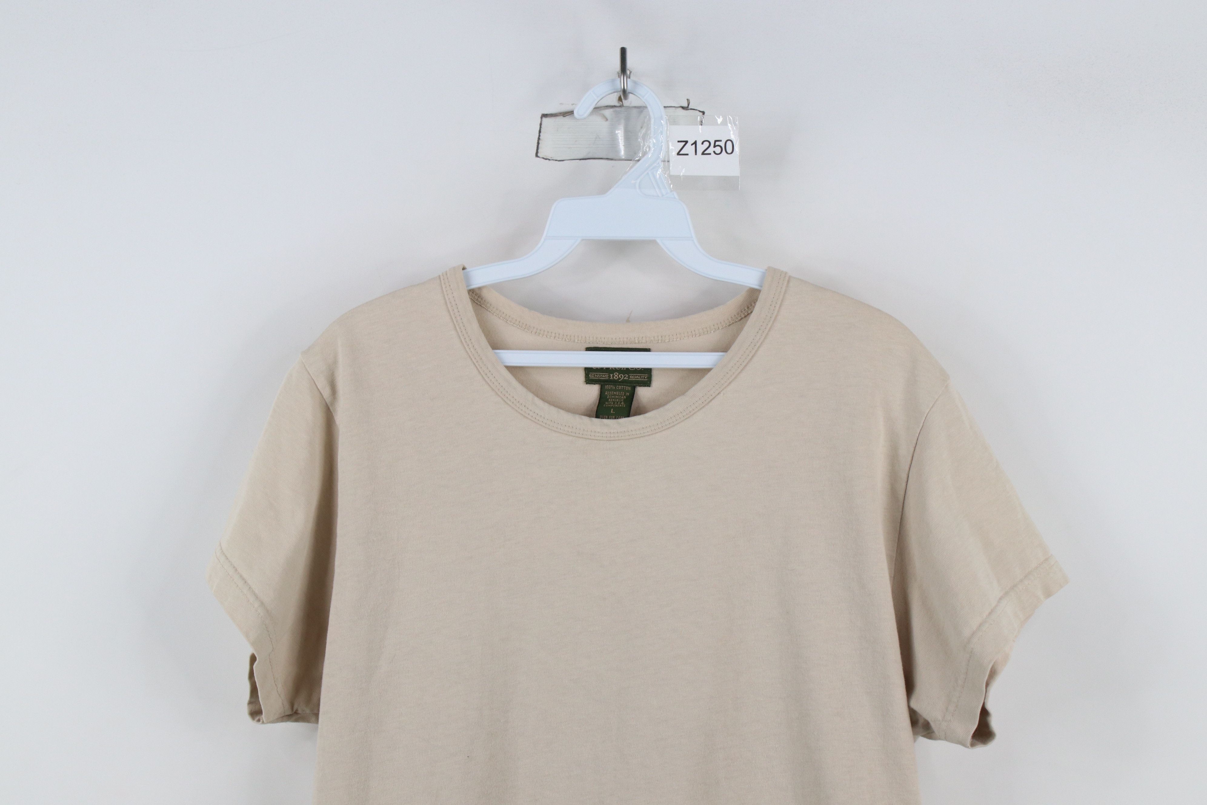 Abercrombie & Fitch × Vintage Vintage 90s Abercrombie & Fitch Blank Short Sleeve T-Shirt Size L / US 10 / IT 46 - 2 Thumbnail