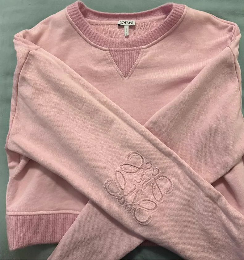 Loewe Loewe Pink logo sweatshirt Size S / US 4 / IT 40 - 2 Thumbnail