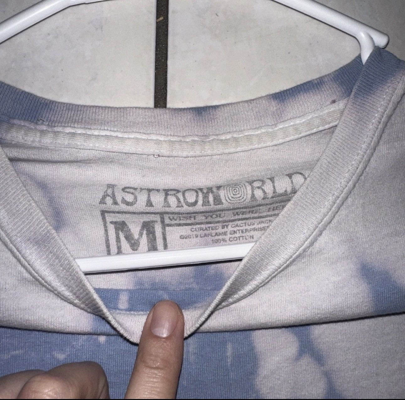 Other Travis Scott Astroworld Wish You Were Here Astronaut Tie Dye Size US M / EU 48-50 / 2 - 3 Thumbnail