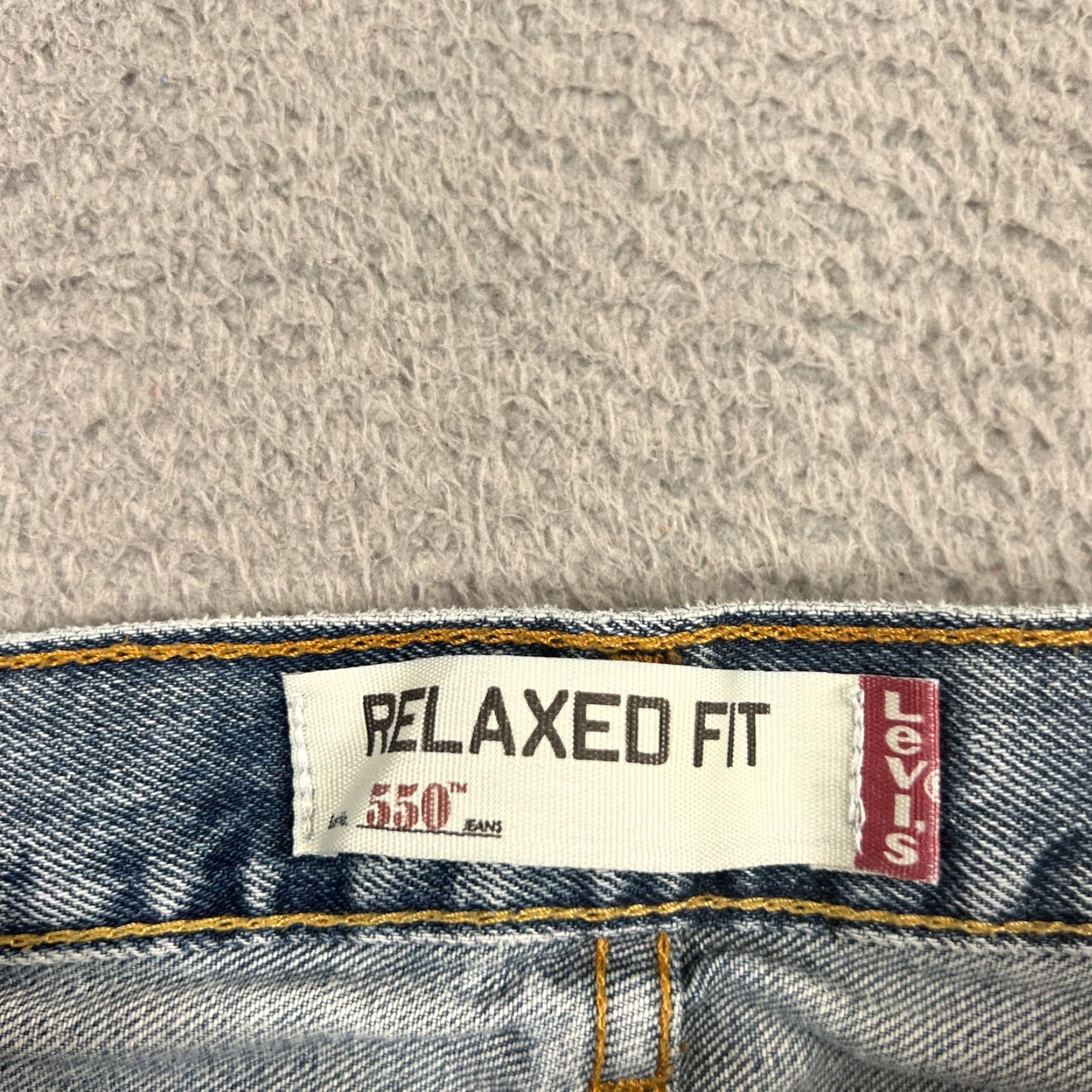 Levi's VINTAGE Levi's 550 Jeans Mens 29x31 Relaxed Fit Distressed Straight Leg Grunge Y2K Blue Size US 29 - 5 Thumbnail