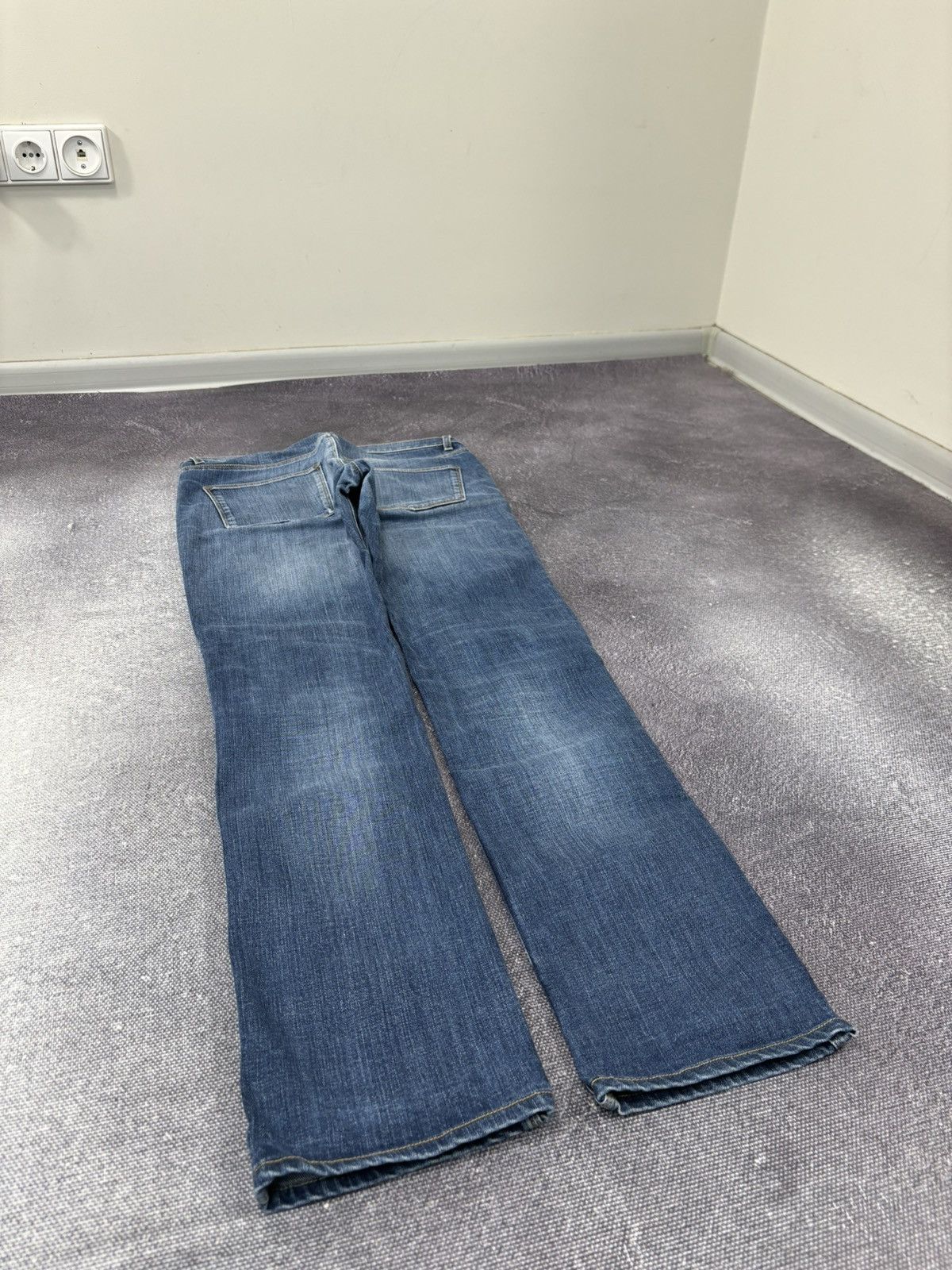 Acne Studios Acne Studios Max Prince Faded Blue Slim Straight Denim Jeans Size US 31 - 10 Thumbnail