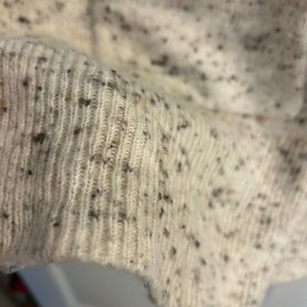 Madewell Women's Madewell Cardigan Sweater XS White Black wool blend Size XS / US 0-2 / IT 36-38 - 12 Thumbnail