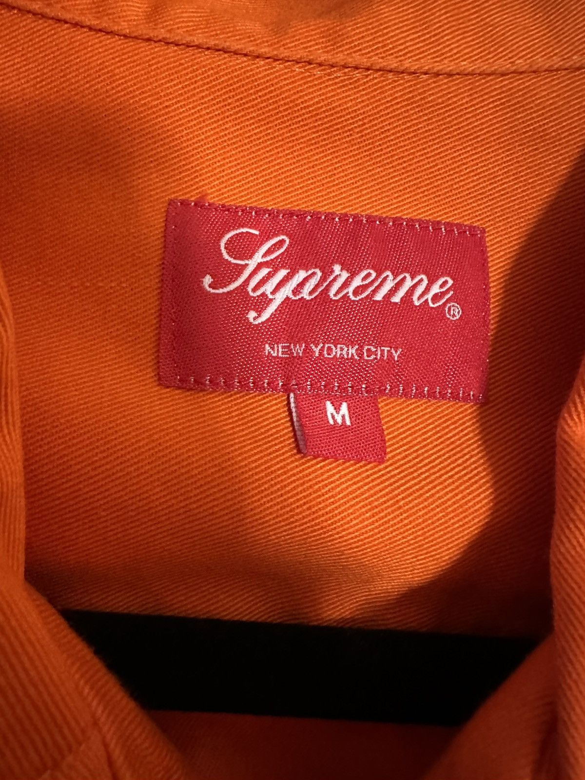 Supreme Supreme Dog (Snoopy) S/S Work Shirt - Orange, Medium Size US M / EU 48-50 / 2 - 5 Thumbnail