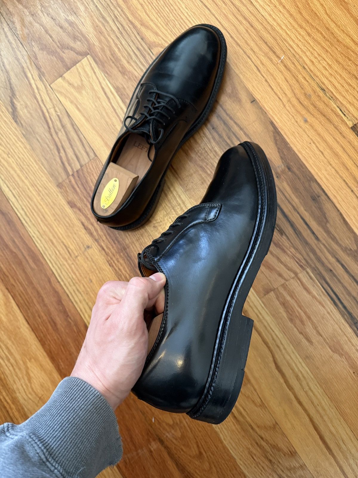 Alden Alden 9901 Plain Toe Blucher Size US 11.5 / EU 44-45 - 4 Thumbnail