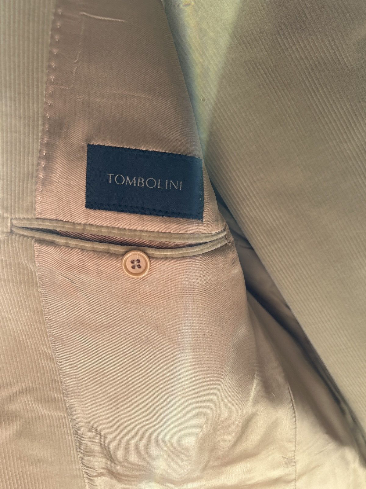 Tombolini Tombolini Made in Italy Corduroy Suit Size 44R - 9 Thumbnail