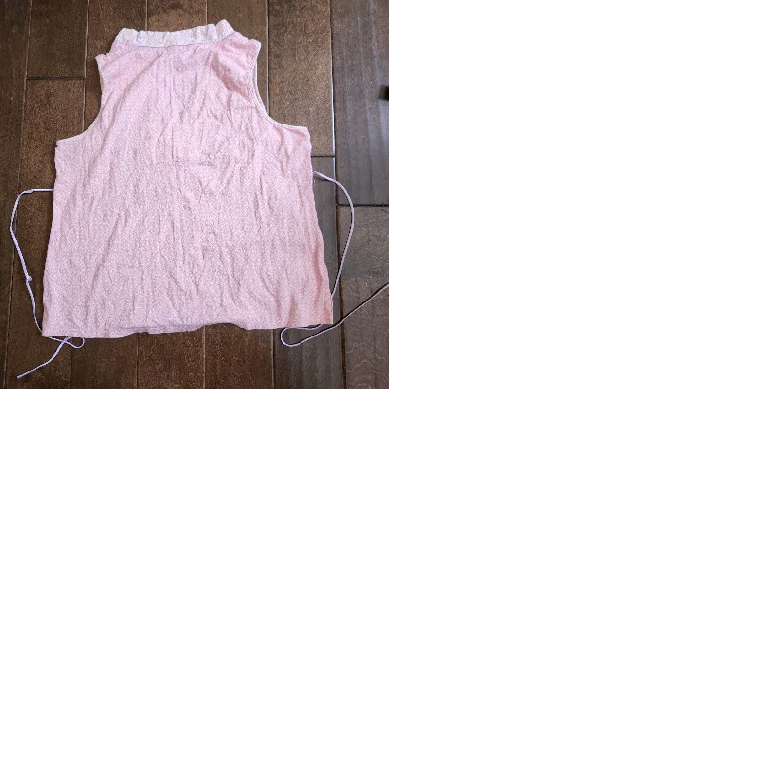 Liz Claiborne Liz Claiborne Blouse Top V-Neck Sleeveless Pink L 14 Teens Regular Shirt Womens Size XL / US 12-14 / IT 48-50 - 9 Thumbnail