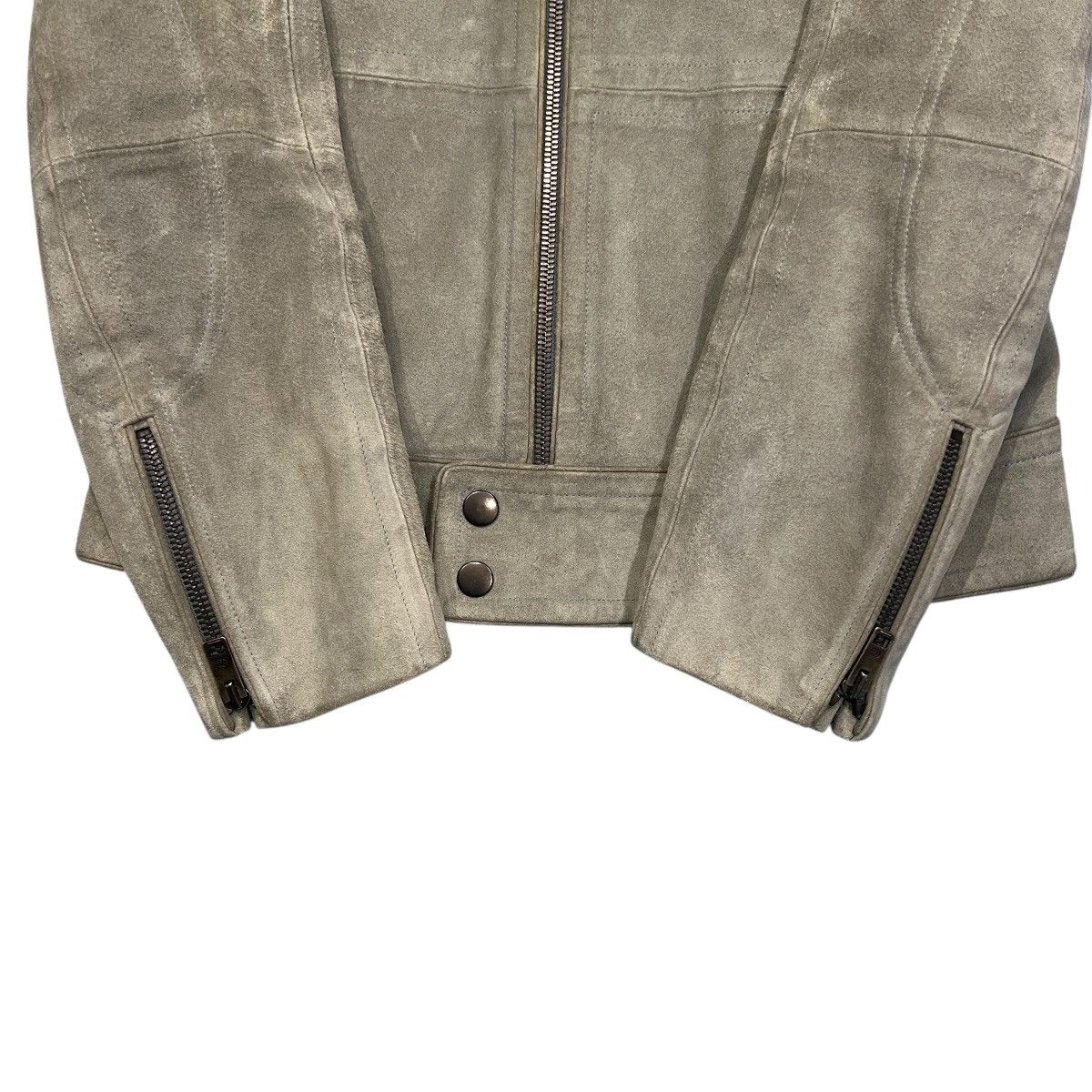 Gucci GUCCI 2004AW TOM FORD Suede Cow Leather Bliker Single Jacket Size US M / EU 48-50 / 2 - 10 Thumbnail