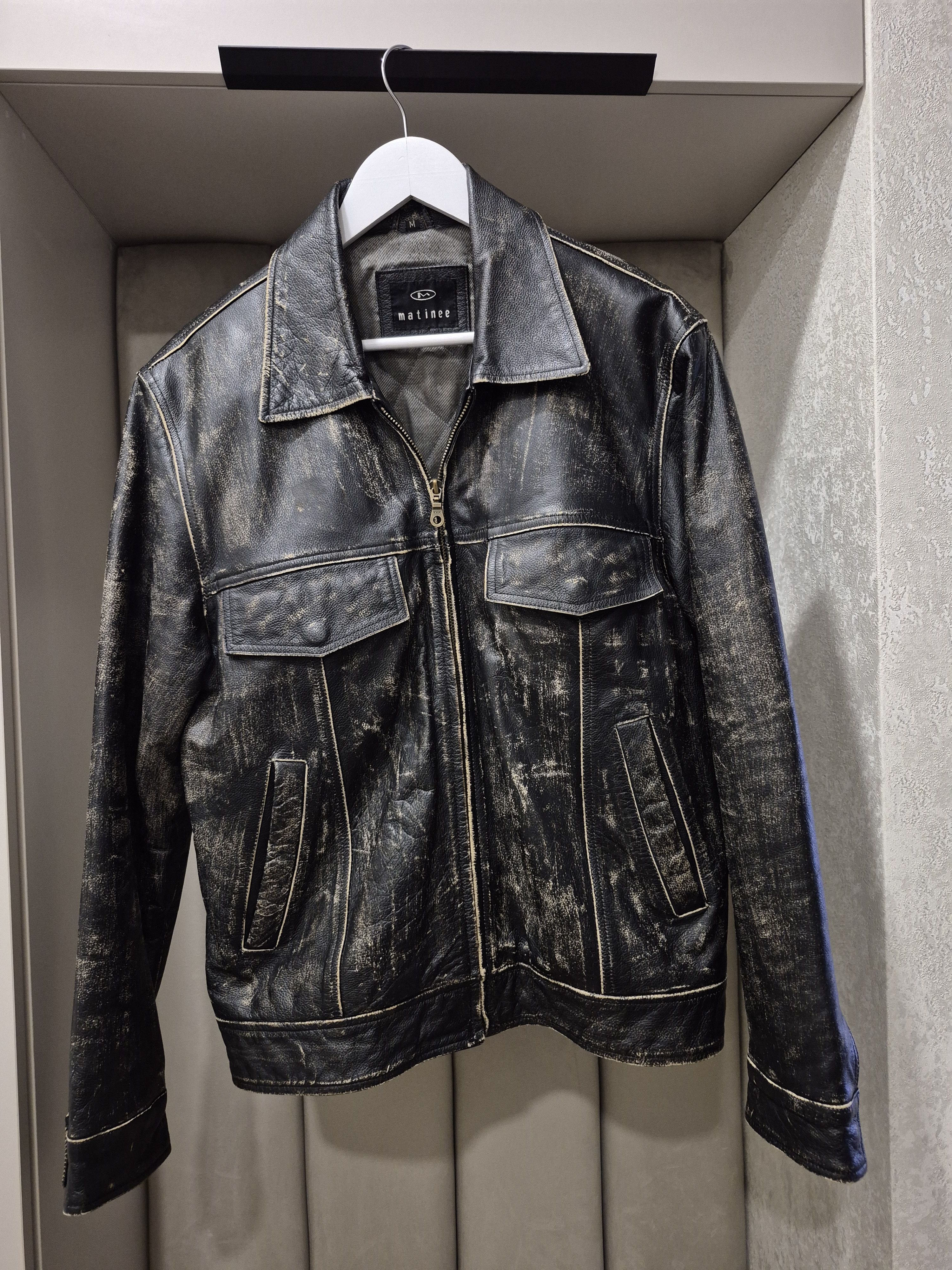 Vintage Matinee vintage japan style leather men jacket Size US M / EU 48-50 / 2 - 4 Thumbnail