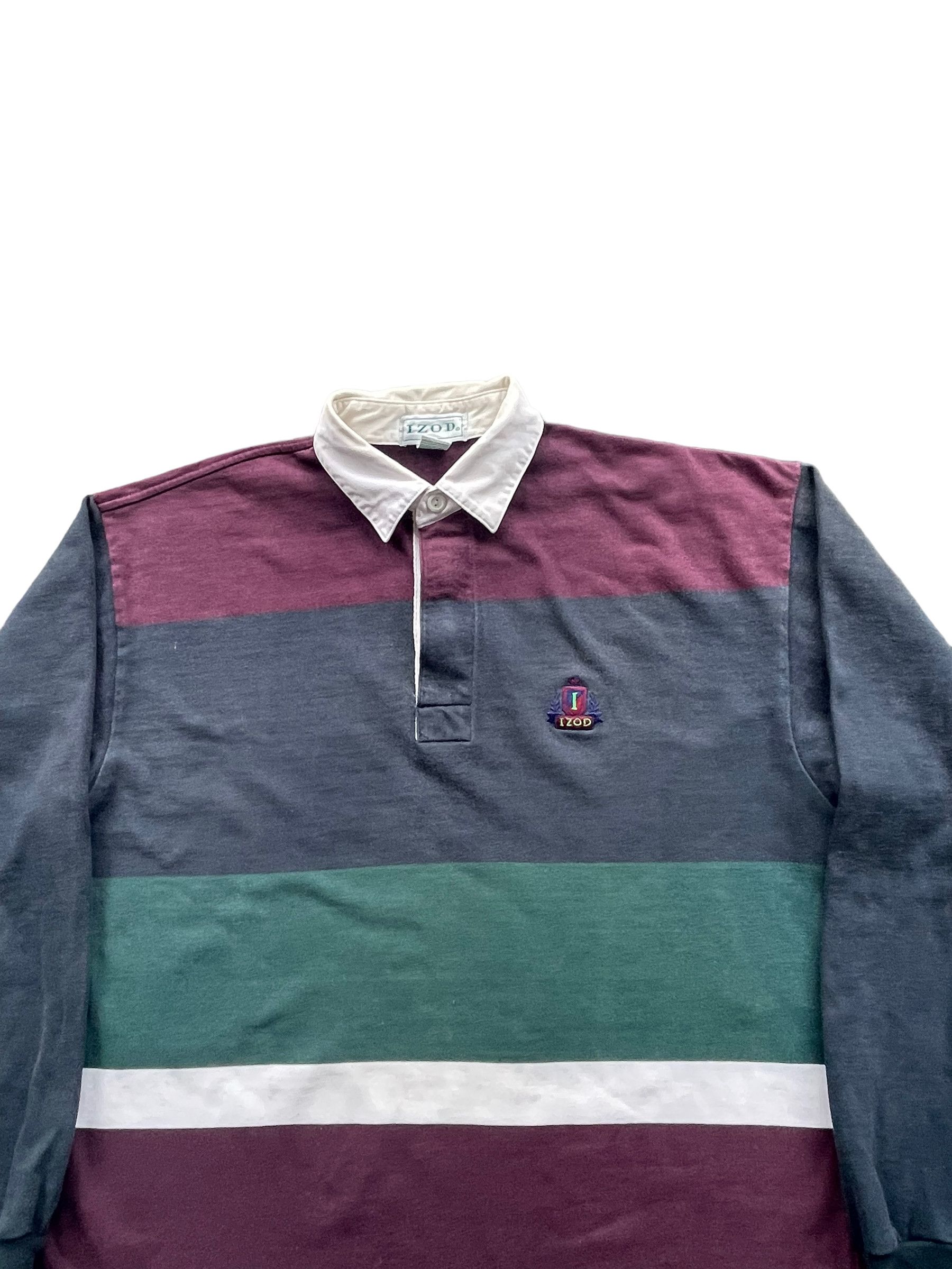 Designer Vintage Izod Rugby Polo Tshirt Size US M / EU 48-50 / 2 - 2 Thumbnail