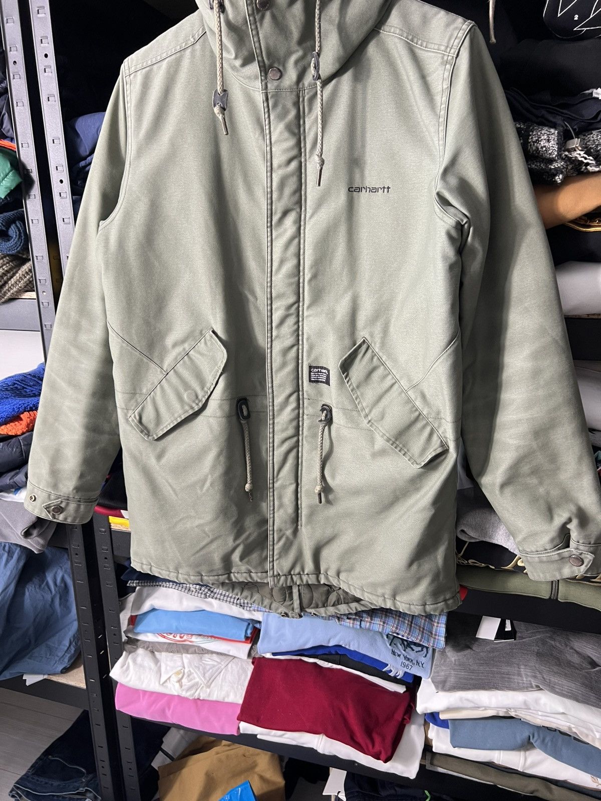 Carhartt Carhartt Parka Hooded Jacket Retro Utility Workwear Coat M Size US M / EU 48-50 / 2 - 3 Thumbnail