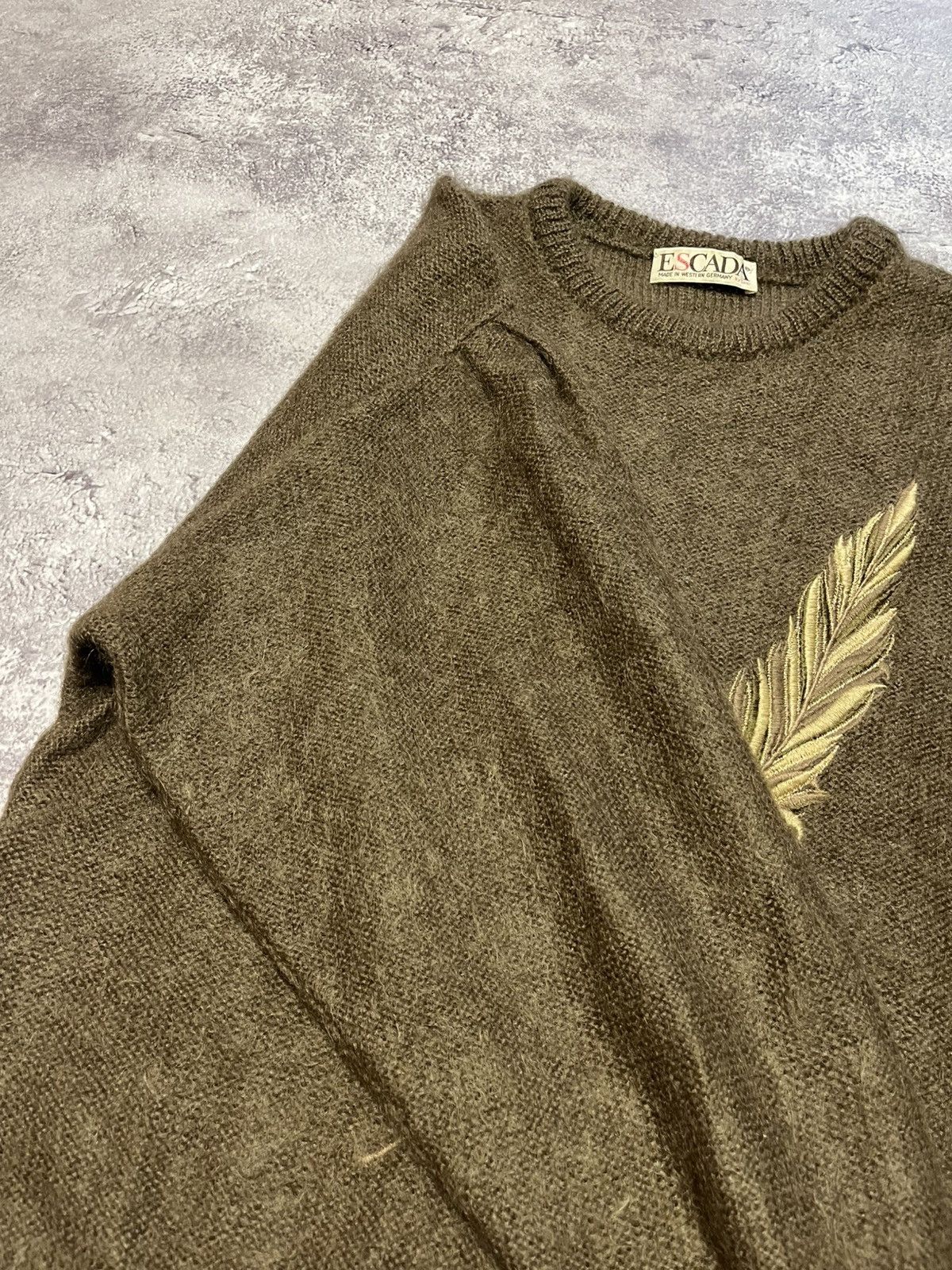 Escada Vintage Escada mohair sweater Size L / US 10 / IT 46 - 4 Thumbnail