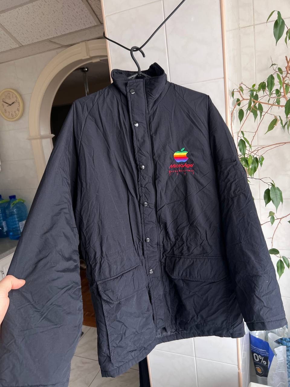 Apple Vintage 90s Apple Computers Windbreaker Zip Jacket 89/90 USA Size US M / EU 48-50 / 2 - 4 Thumbnail