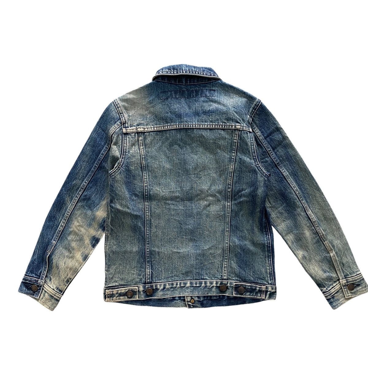 Marithe + Francois Girbaud Vintage Marithe Francois Girbaud Trucker Fadded Denim Jacket Size US S / EU 44-46 / 1 - 3 Thumbnail