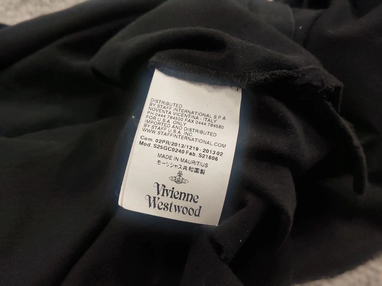 Vintage Vivienne Westwood Authentic Orb BIg Logo Black Mens T-Shirt Size US M / EU 48-50 / 2 - 14 Thumbnail