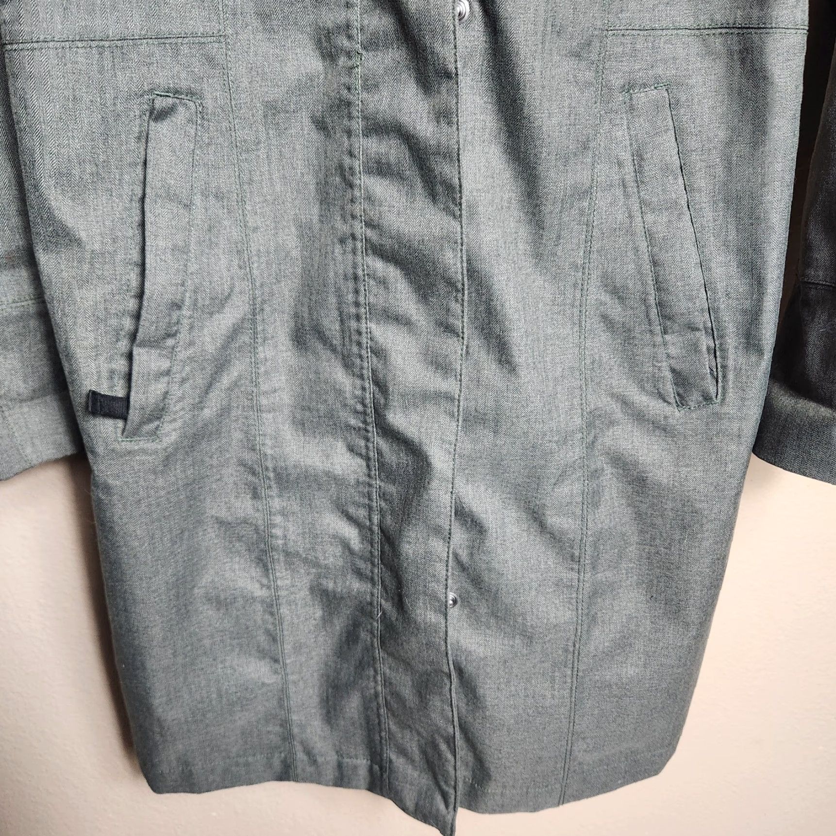 Eddie Bauer Eddie Bauer Womens Green Girl on the Go Waterproof Trench Coat XS Coat Womens Green Girl on the Go Waterproof Trench Coat SAXS? Size XS / US 0-2 / IT 36-38 - 5 Thumbnail
