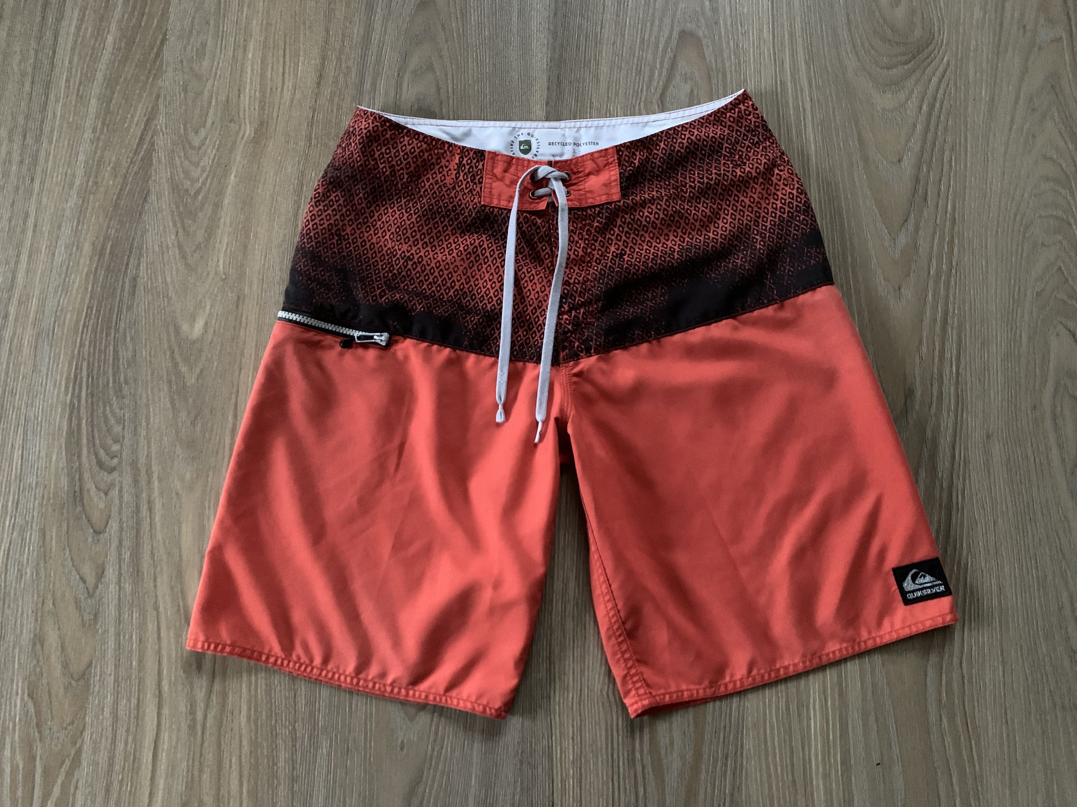 Quicksilver × Vintage Quicksilver Beach Swim Shorts Size US 31 - 2 Thumbnail