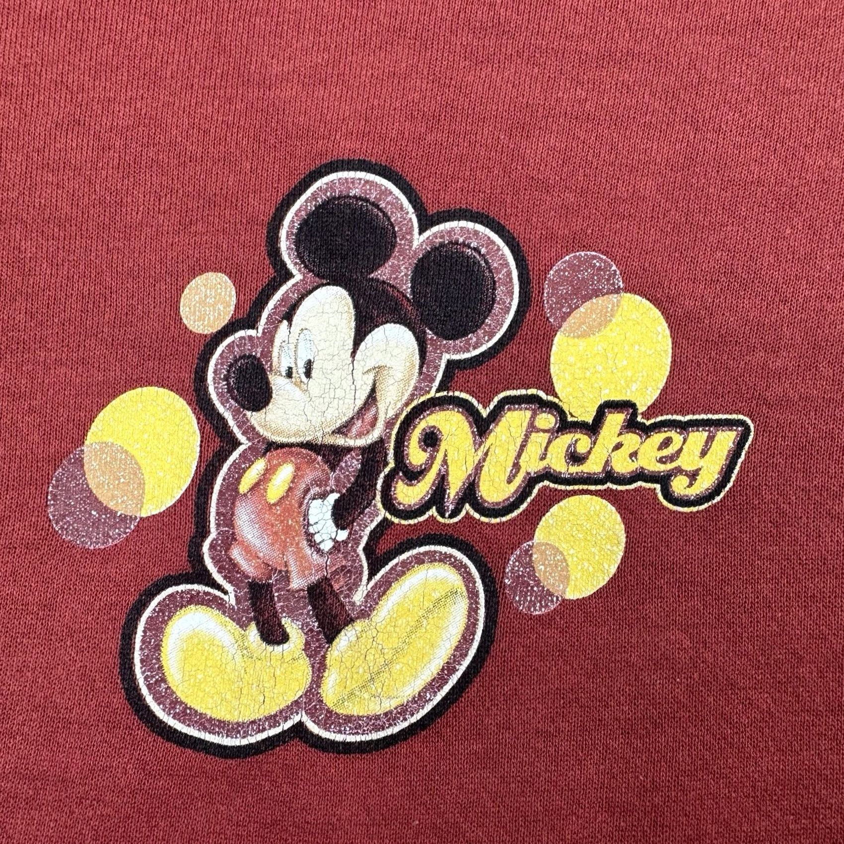 Disney VINTAGE Disney Mickey Mouse Sweatshirt Adult XL Crewneck Red Disney World Y2K 90s Cartoon USA Mens Size US XL / EU 56 / 4 - 5 Thumbnail