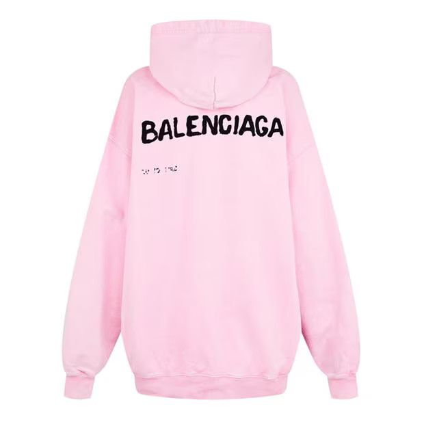 Balenciaga o1g2r1mq0924 Hoodies in Faded Pink Size XS / US 0-2 / IT 36-38 - 2 Thumbnail