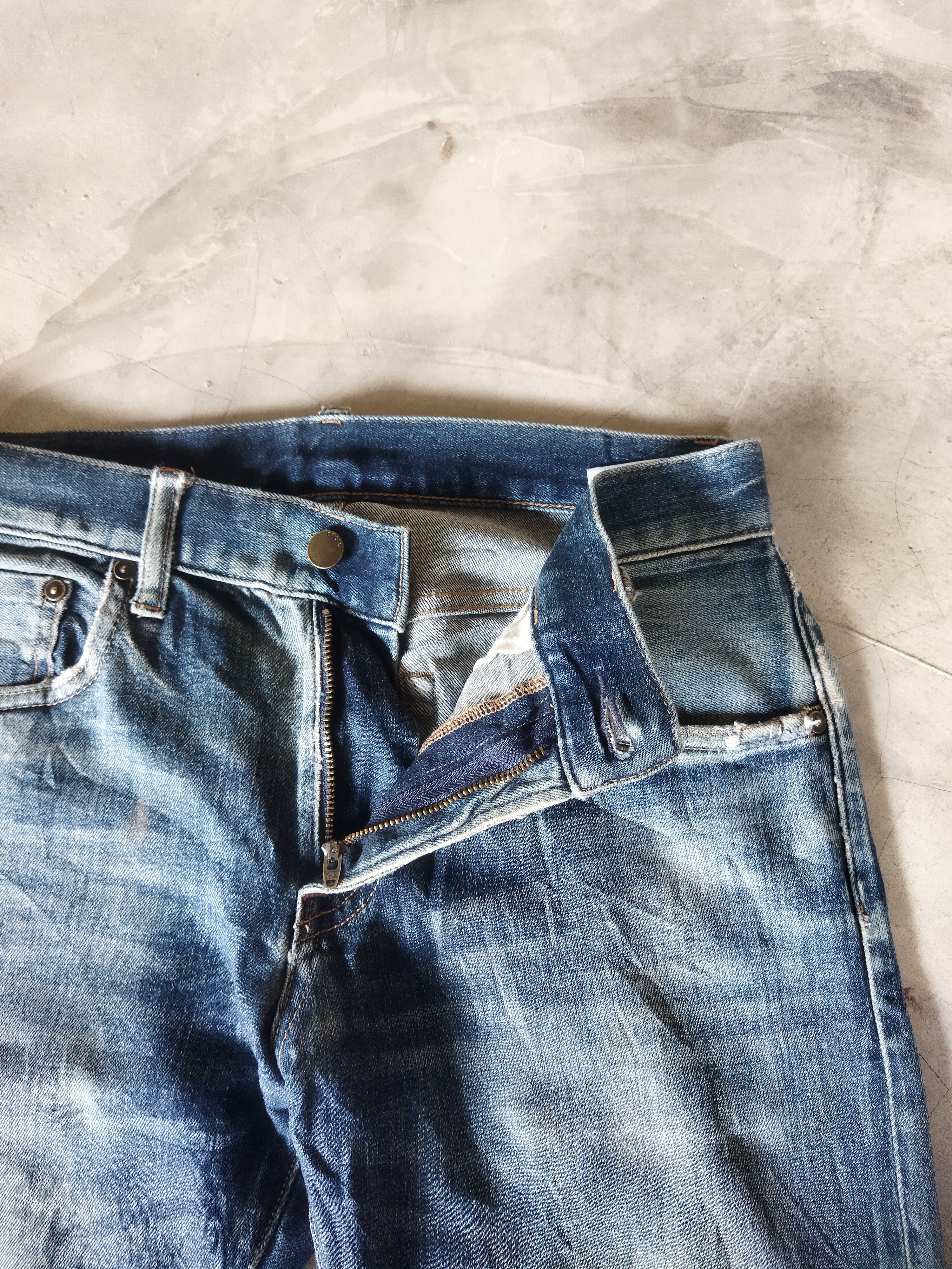 Japanese Brand VINTAGE JAPANESE BRAND DISTRESSED FADED BLUE JEANS PANTS Size US 30 / EU 46 - 6 Thumbnail