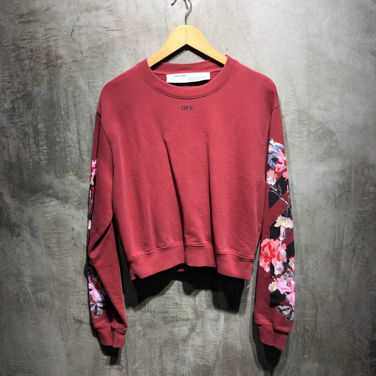 Off-White Off-White Floral Arrows Crewneck Size M / US 6-8 / IT 42-44 - 3 Thumbnail