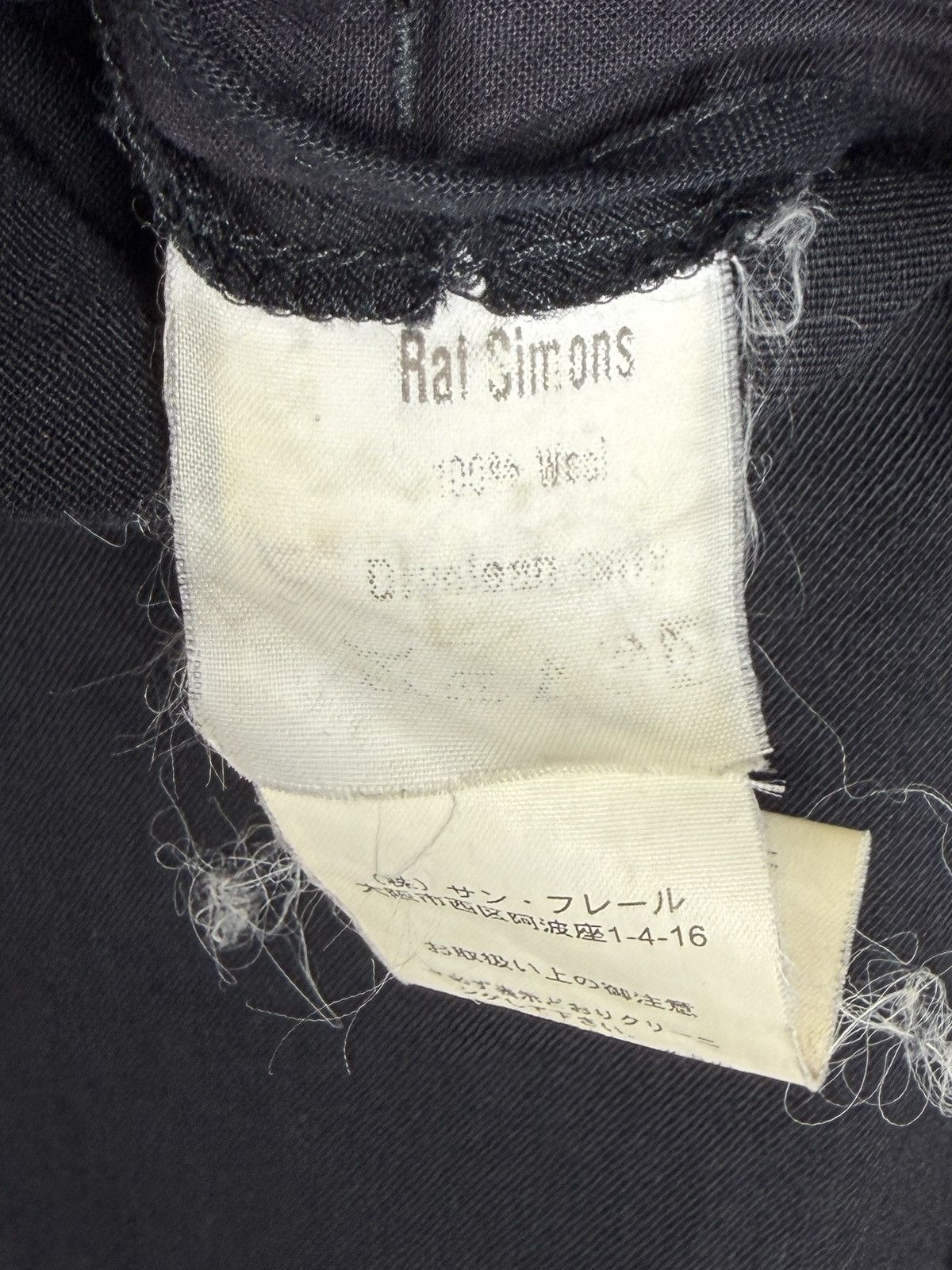 Raf Simons AW05 Raf Simons History Of My World Wool Suit Trousers Size US 30 / EU 46 - 5 Thumbnail