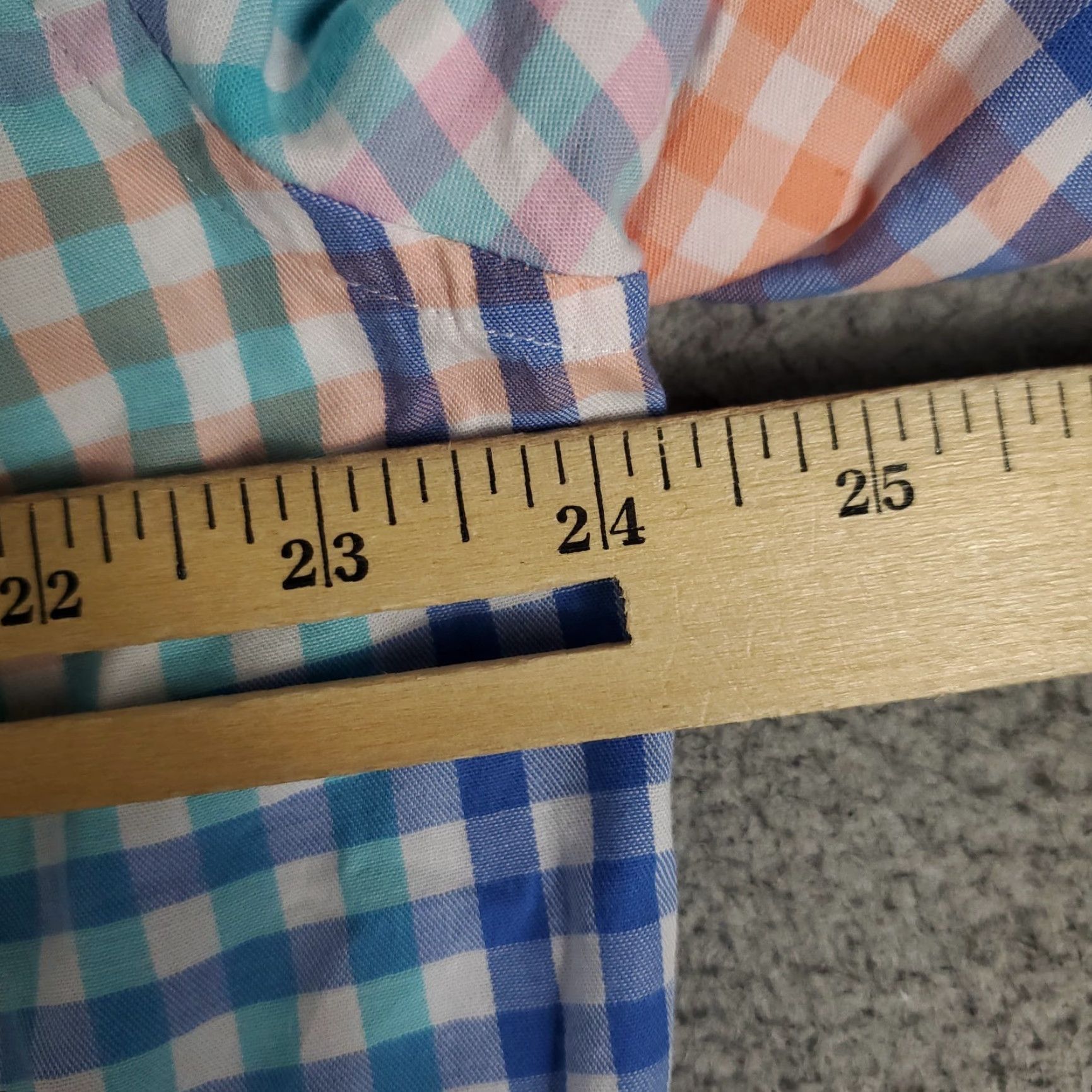 Vineyard Vines Vineyard Vines Shirt Mens Large Blue Orange Check Casual Button Up Long Sleeve Size US L / EU 52-54 / 3 - 5 Thumbnail