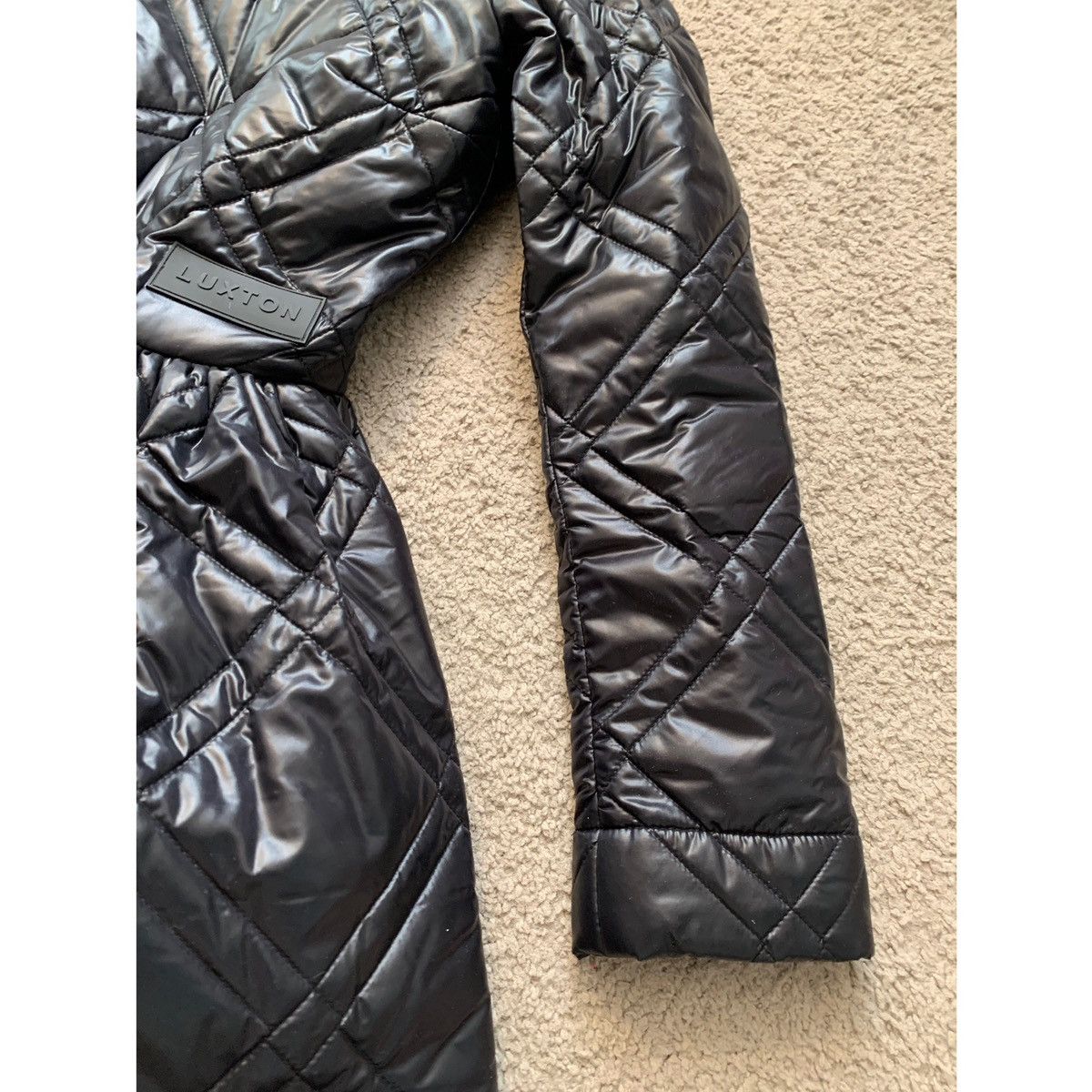 Other LUXTON BLACK QUILTED PUFFER MID DRESS Size M / US 6-8 / IT 42-44 - 15 Thumbnail