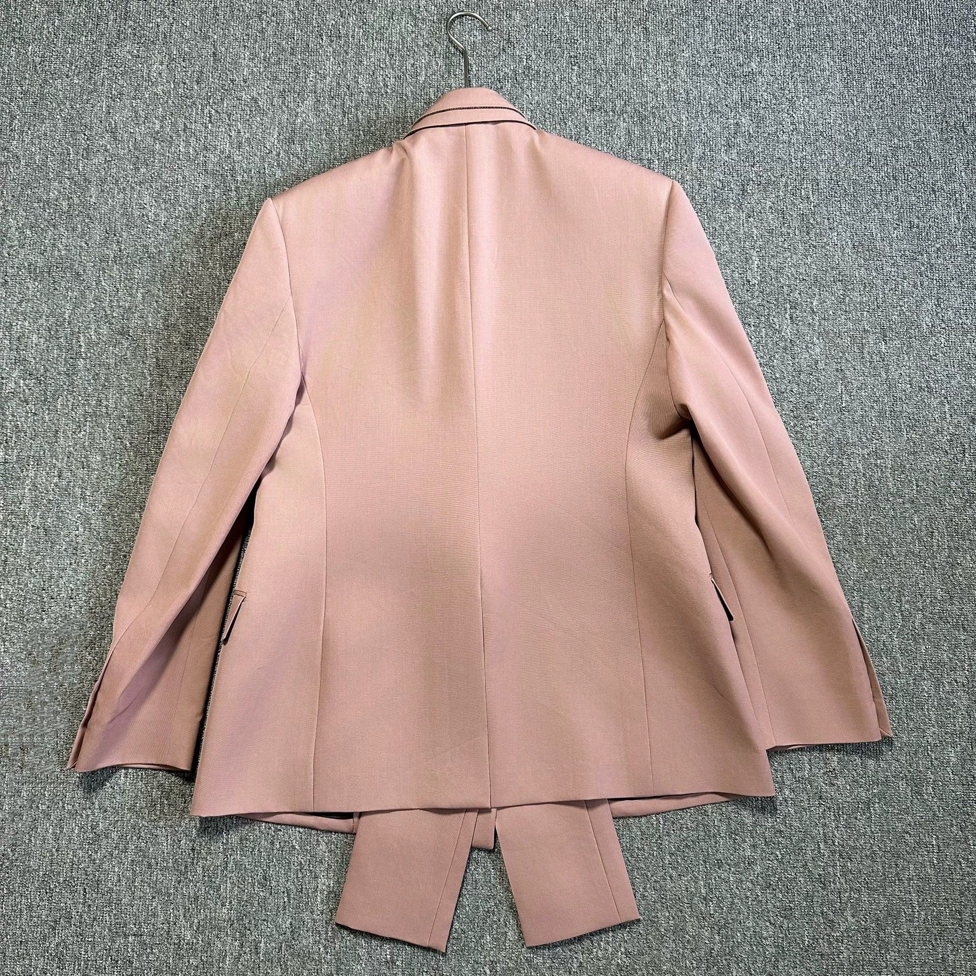 Dior Dior Man 23ss Pine Pink Structured Wool Blazer 50 Size 50R - 2 Thumbnail