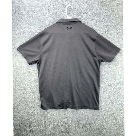 Under Armour VINTAGE Under Armour Shirt XL Grey Polo Golf Rugby Athletic Men's (Note: Vintage not present in original) Size US XL / EU 56 / 4 - 2 Thumbnail