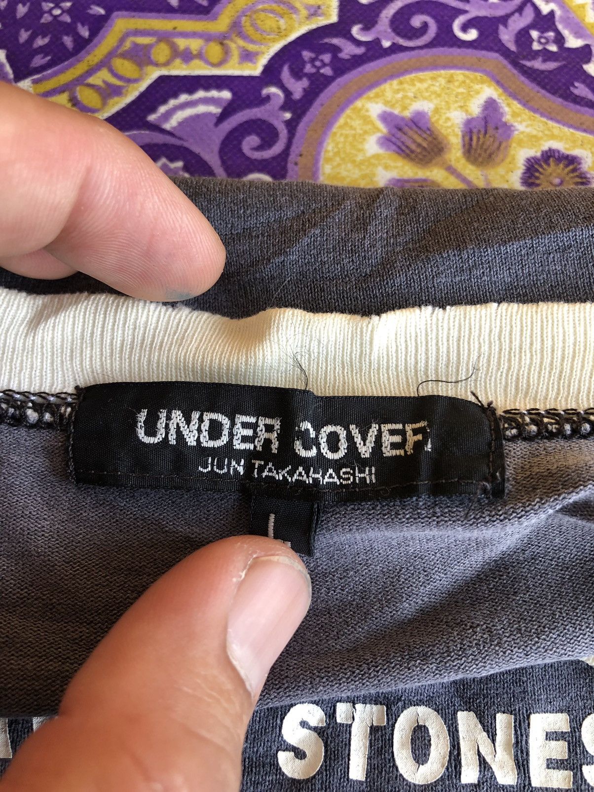 Jun Takahashi SS95 Under The Paving Stones Faded Shirt Tee Rare Size US M / EU 48-50 / 2 - 9 Thumbnail