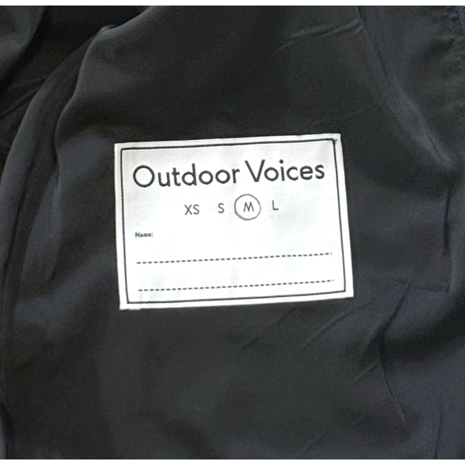 Outdoor Voices Outdoor Voices Bomber Jacket Medium Mens Blue Nylon Softshell Zip Pockets Lined Vintage No Size US M / EU 48-50 / 2 - 8 Thumbnail