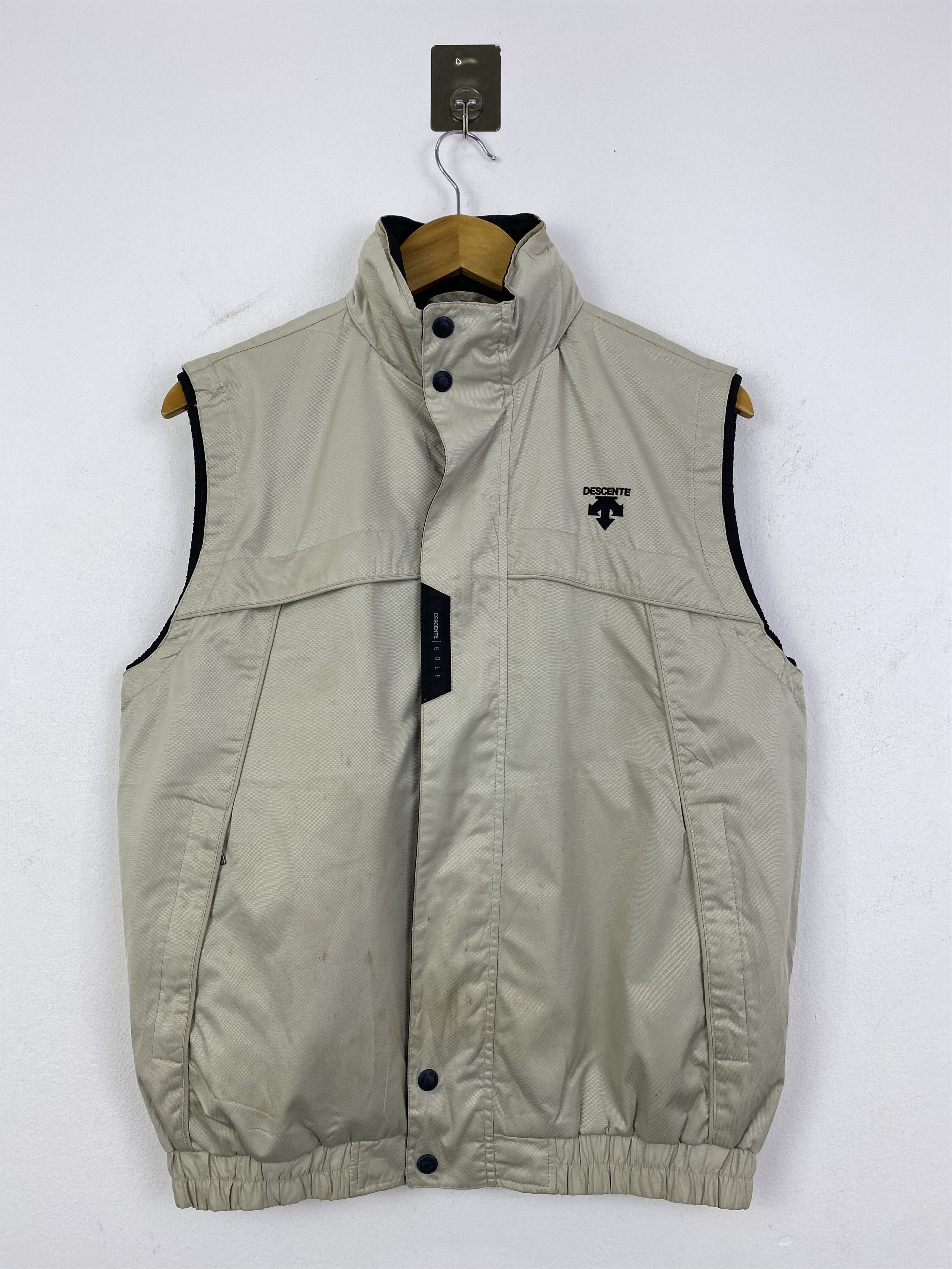 Descente Vintage Descente Golf Hooded Vest JA0194 Size US S / EU 44-46 / 1 - 1 Thumbnail
