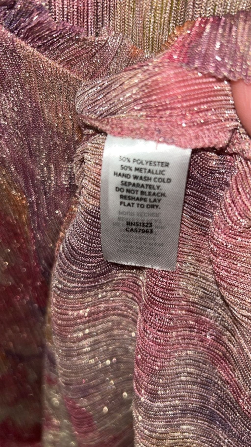 Other Women's HALOGEN Pink Gold Metallic Blouse XL Size XL / US 12-14 / IT 48-50 - 5 Thumbnail
