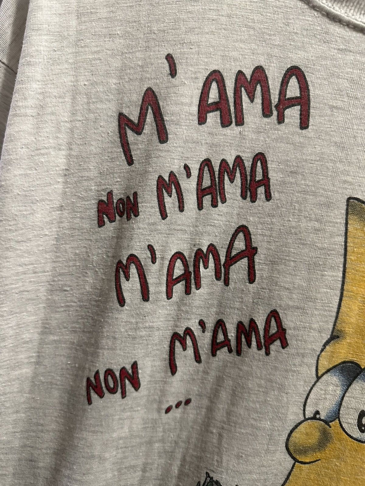 Vintage Vintage 90s Bootleg Bart Simpson Single Stitch T-Shirt Size US L / EU 52-54 / 3 - 4 Thumbnail