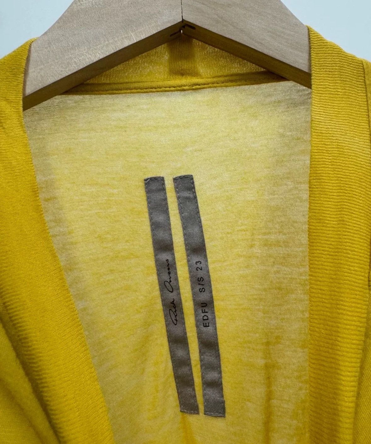 Rick Owens23ss mainline yellow devil shirt2412-Nextarrow