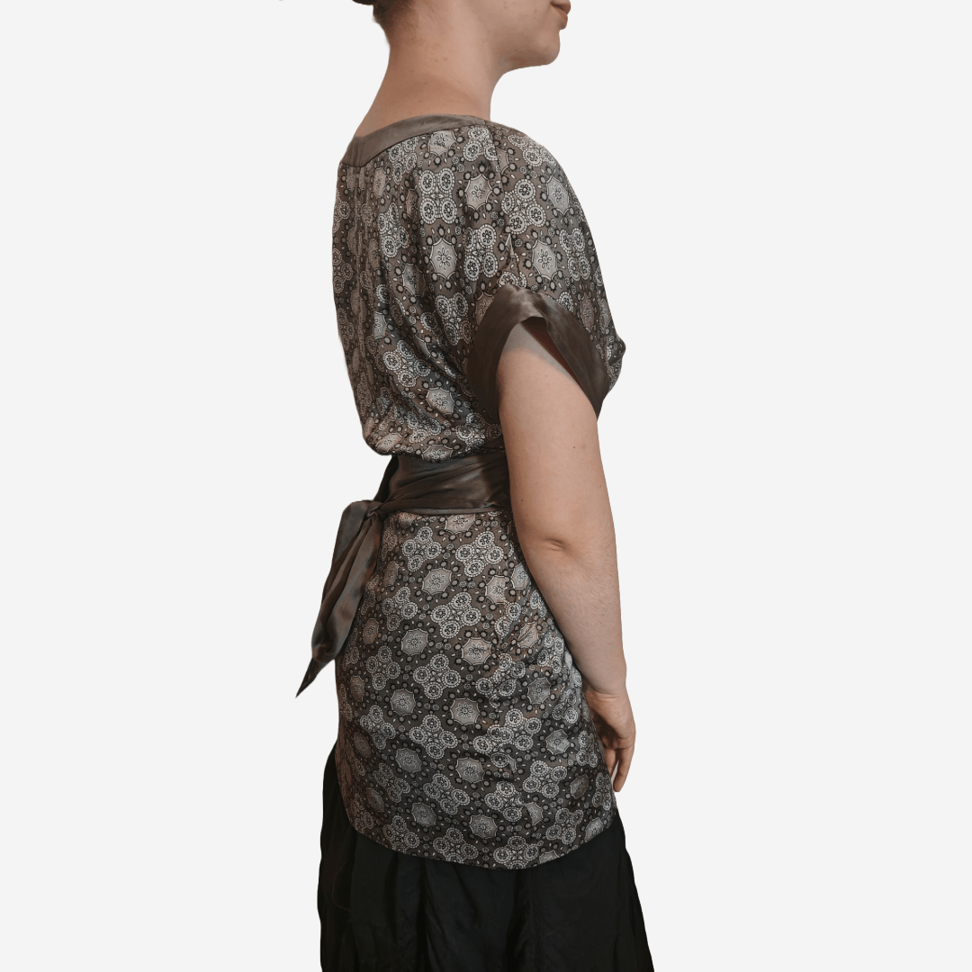 Ted Baker VTG Geometric Print Silk Ted Baker Mini Dress Tunic Size M / US 6-8 / IT 42-44 - 4 Thumbnail