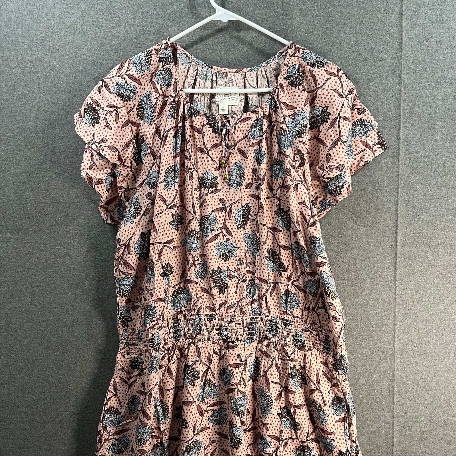 Other Destination 365 Regular Printed Short-Sleeve Midi Dress Size XL / US 12-14 / IT 48-50 - 6 Thumbnail