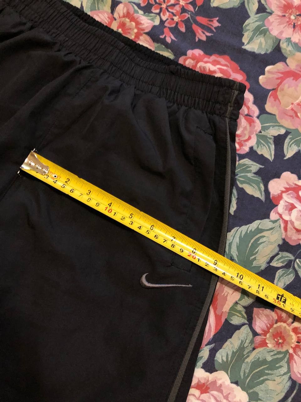 Nike Casual Pants Nike black logo Y2K Vintage streetwear Size US 30 / EU 46 - 9 Thumbnail