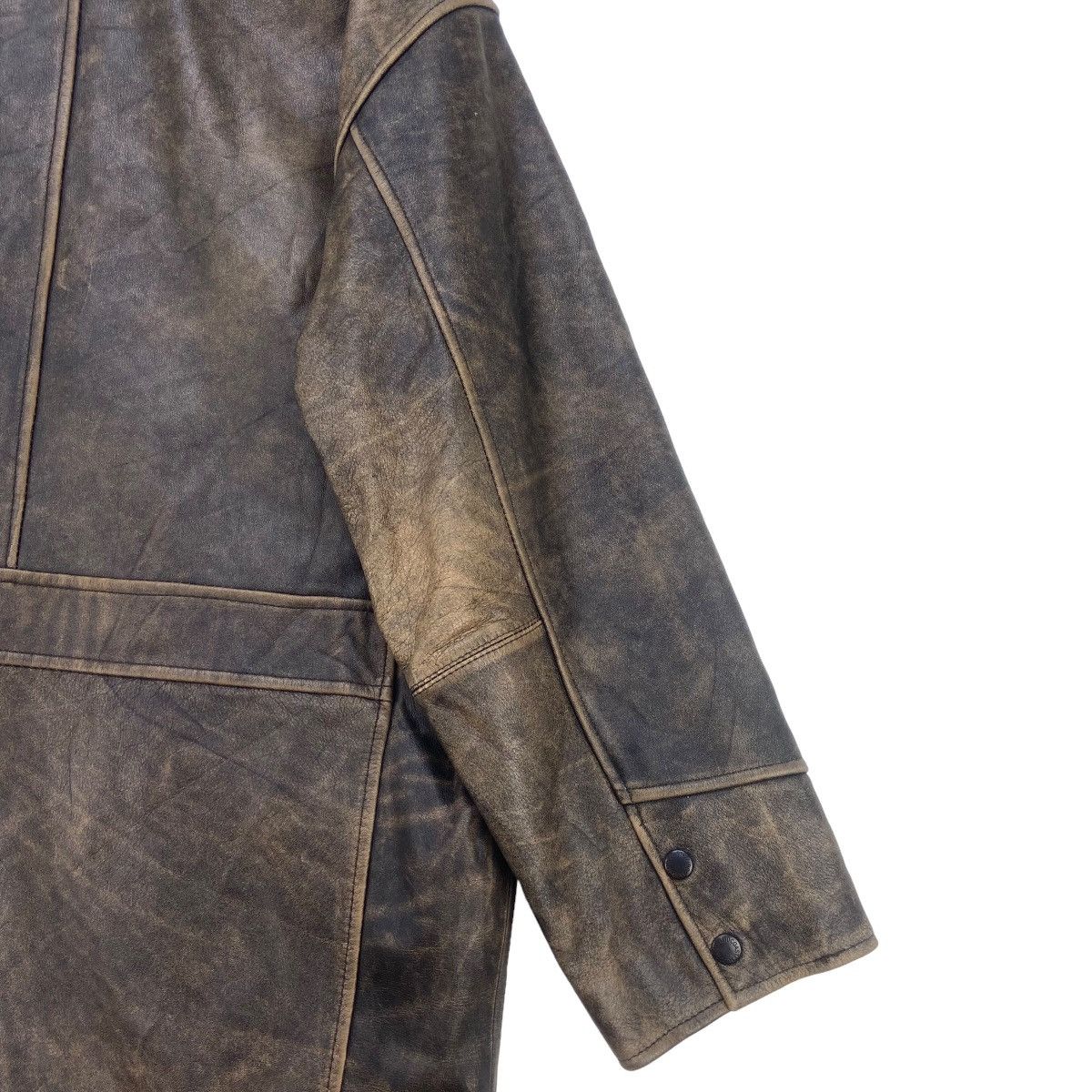Genuine Leather Vtg 80s Midcoast International Original American Trade Mark Size US M / EU 48-50 / 2 - 17 Thumbnail