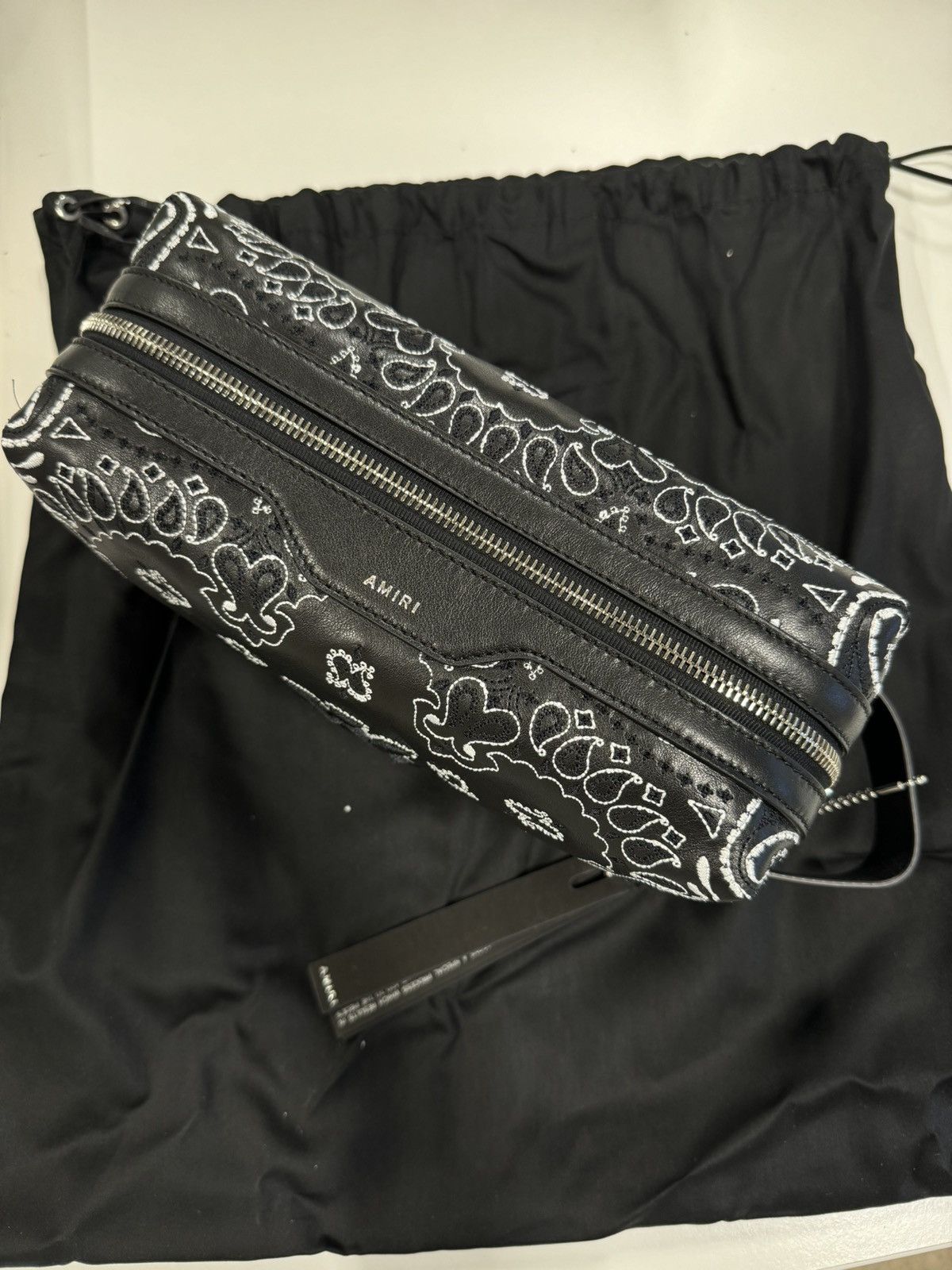 Amiri Amiri Bandana Toiletry Bag NEW 1250$ Size ONE SIZE - 5 Thumbnail