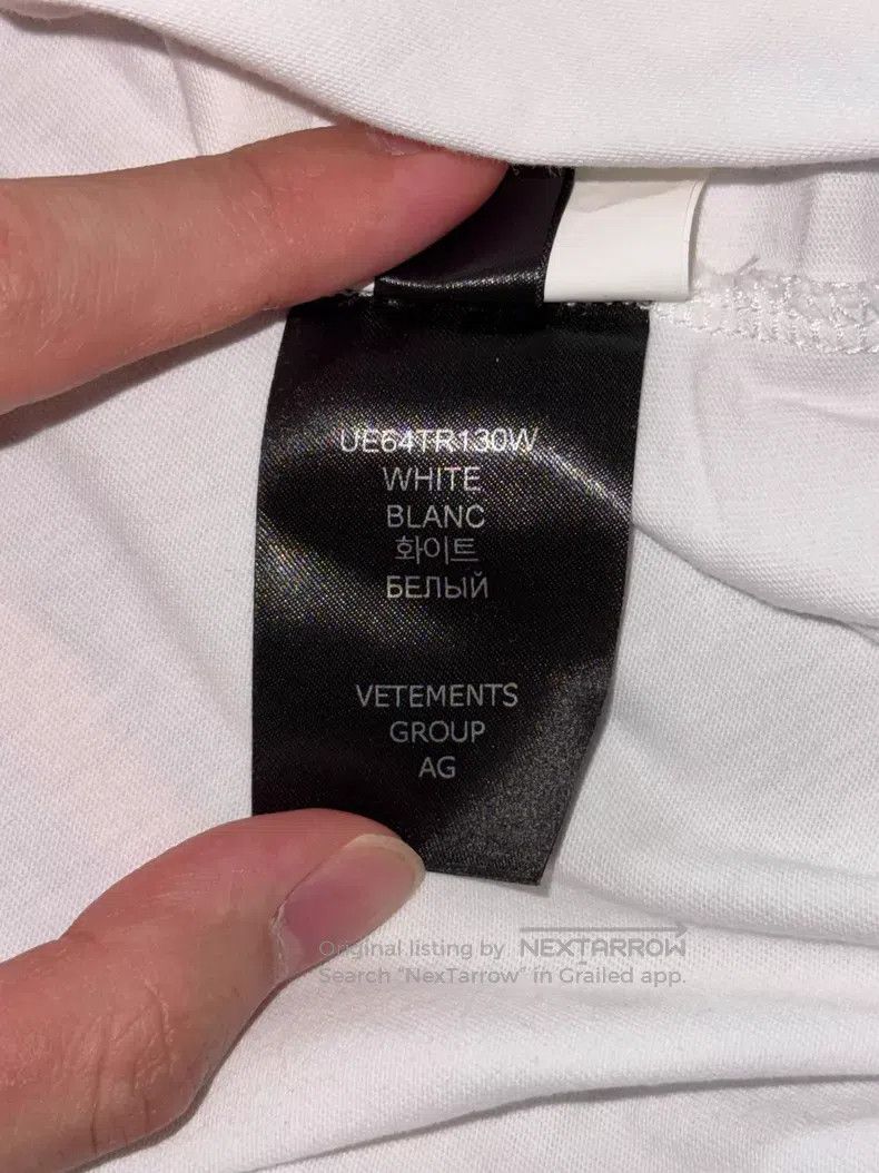 Vetements VETEMENTS short sleeves Size US S / EU 44-46 / 1 - 6 Thumbnail