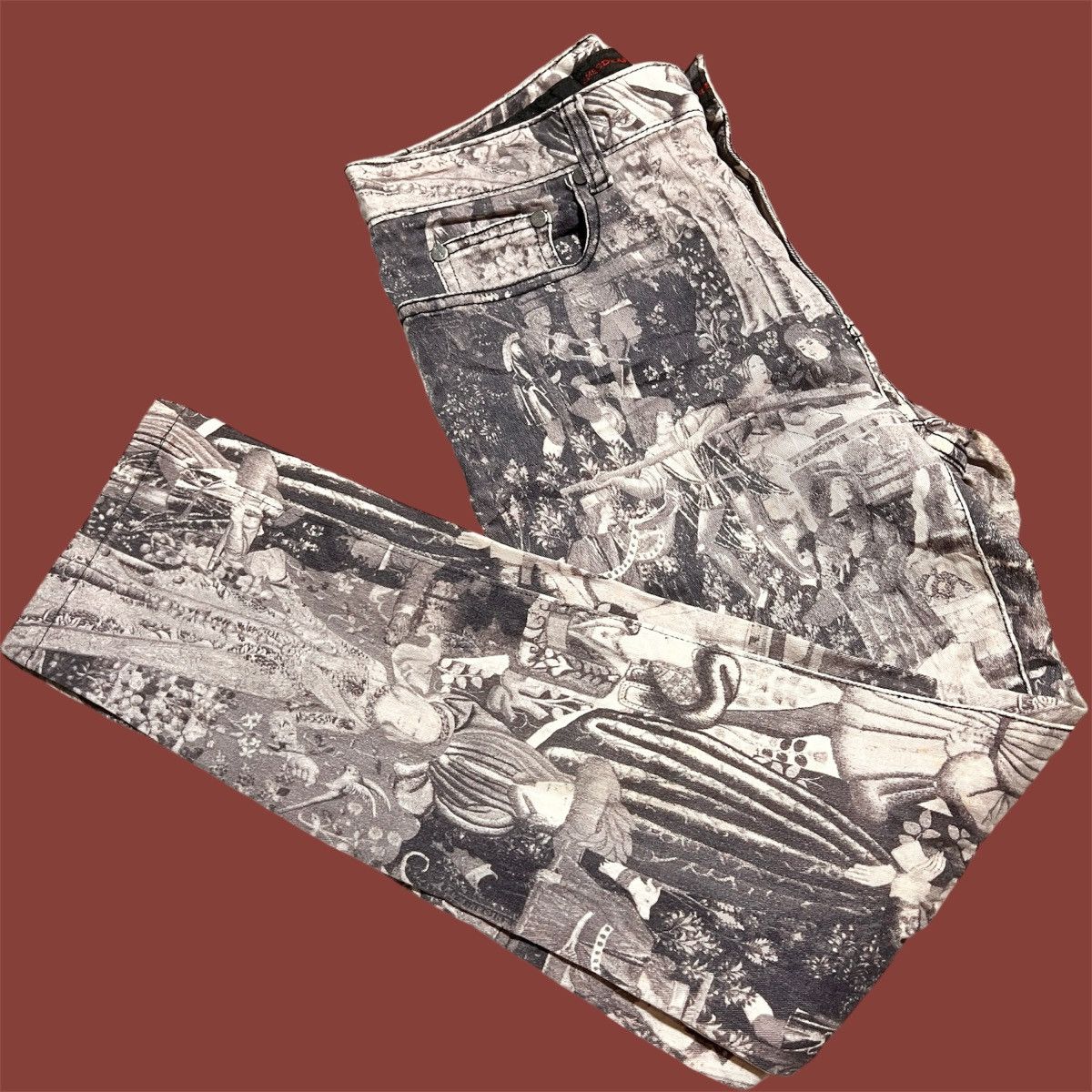 Seditionaries Punk Denim Art Inspired Design Size US 30 / EU 46 - 9 Thumbnail