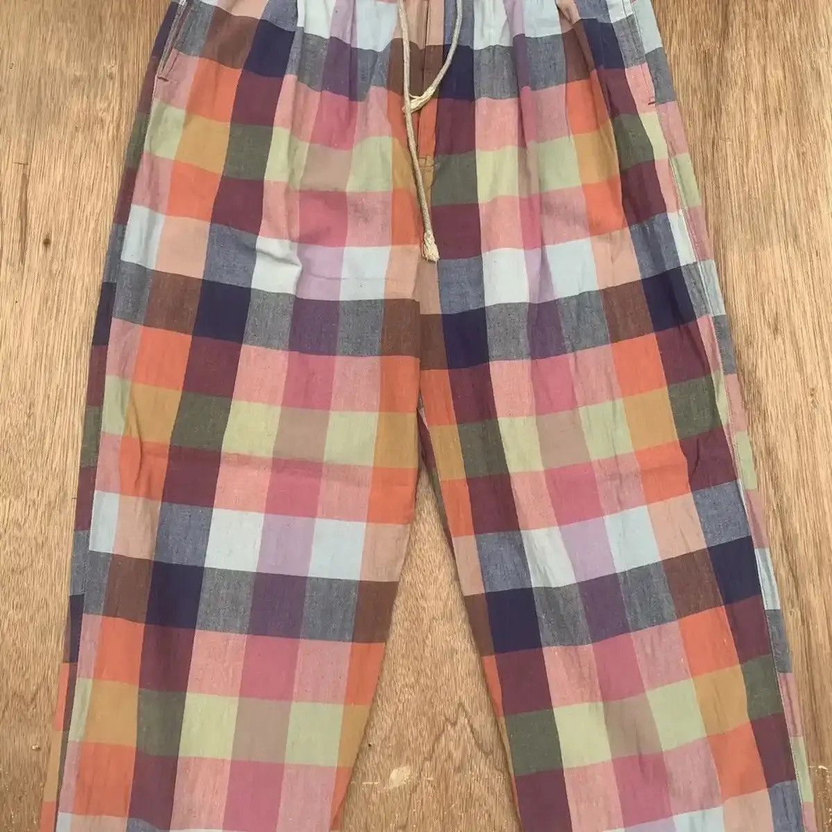 Fragment Design CHECKERBOARD TROUSERS JAPANESE VINTAGE SOFT COTTON EASY PANT Size US 29 - 4 Thumbnail