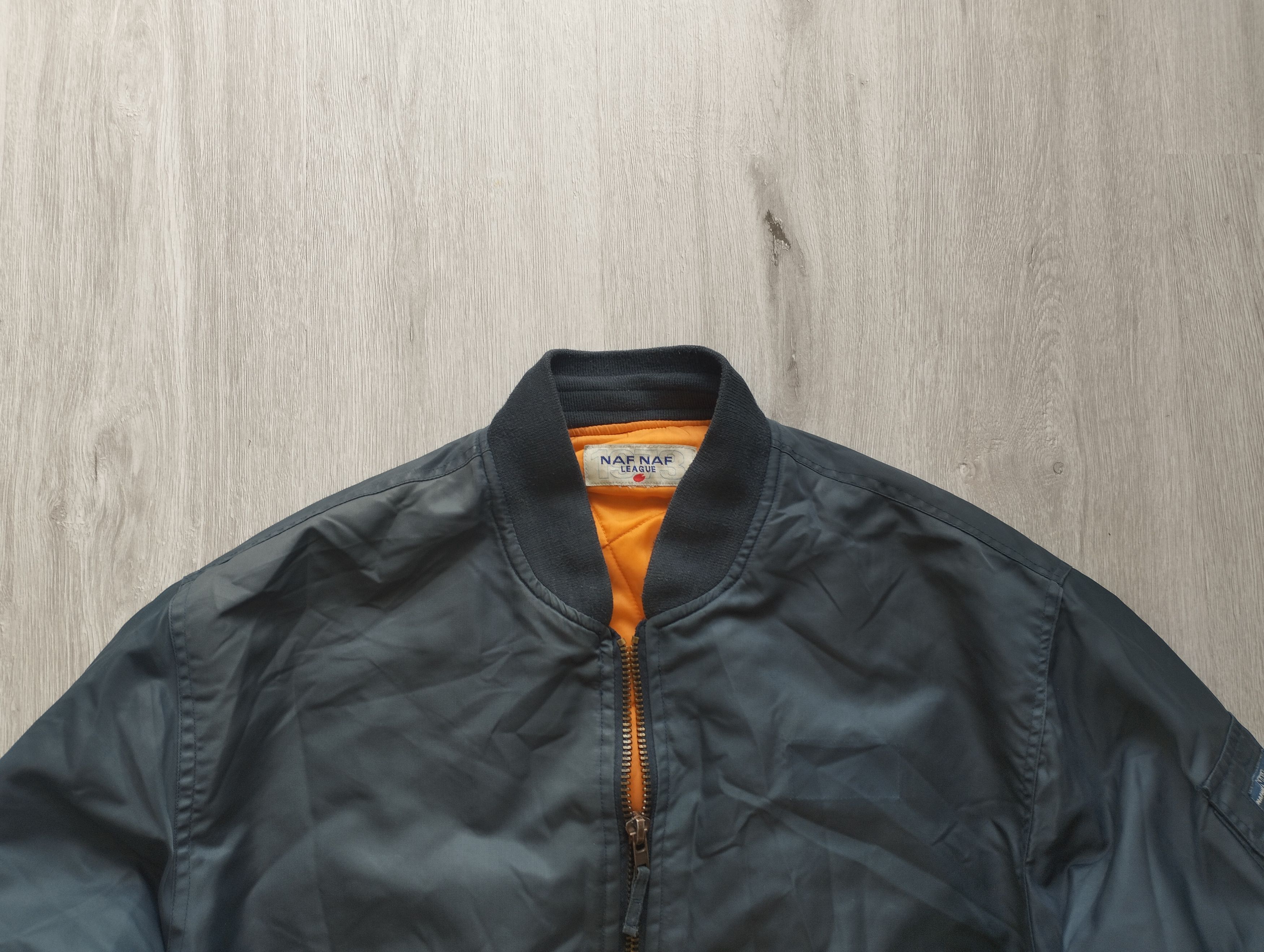 Military Vintage Naf Naf League Bomber Jacket vintage men s size XXL Grailed