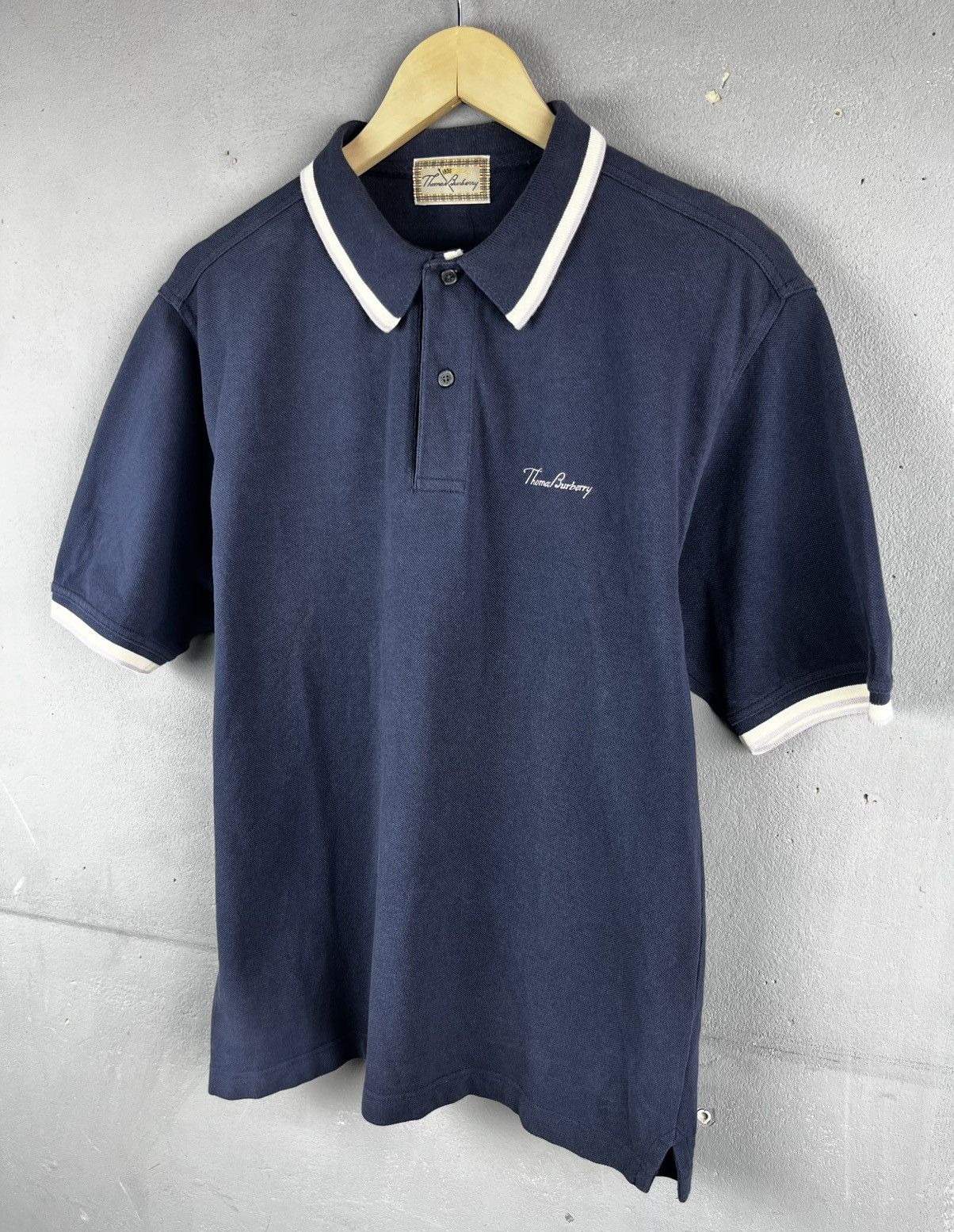 Burberry Thomas Burberry polo shirt vintage size L Size US XL / EU 56 / 4 - 1 Thumbnail