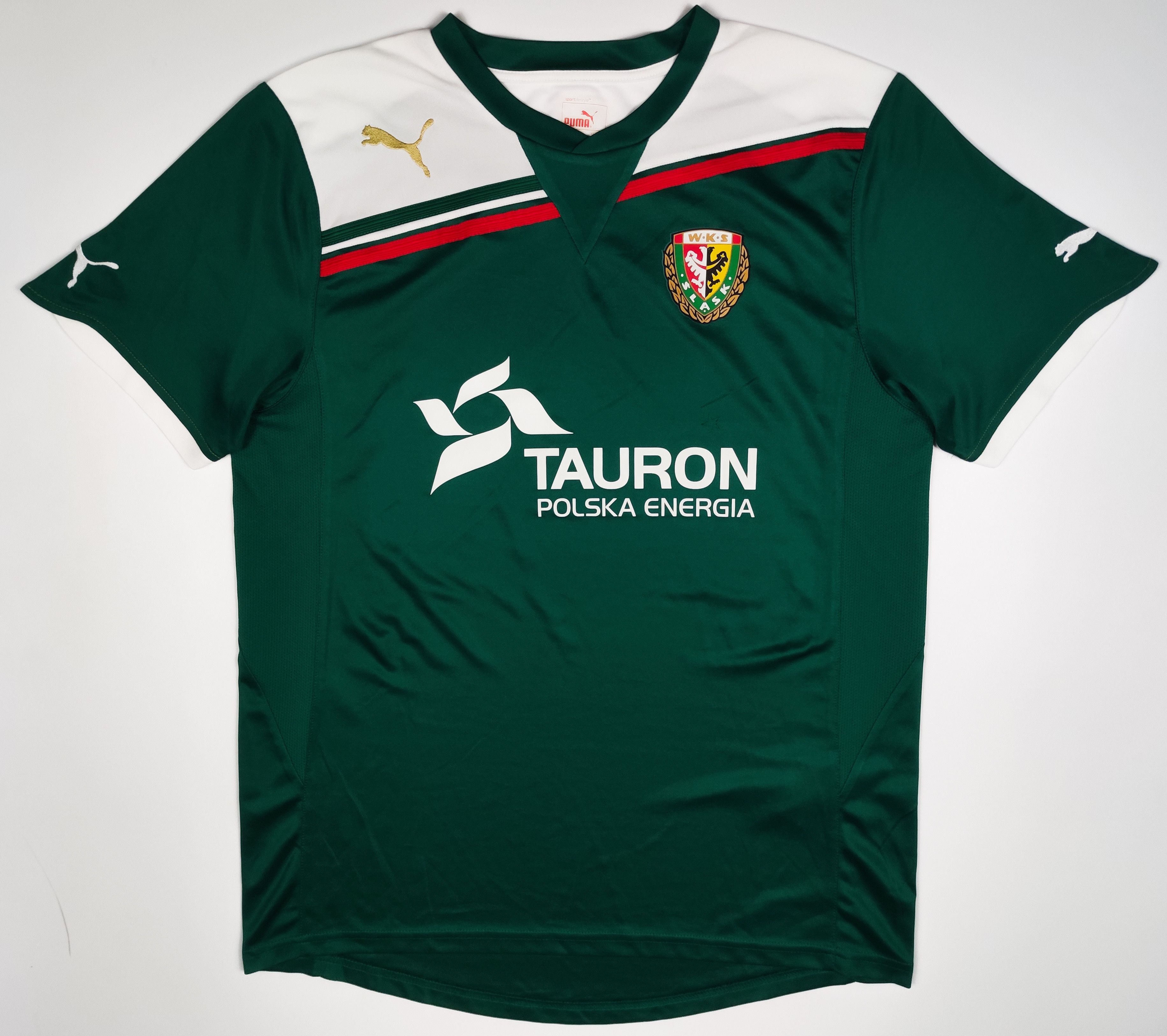 Puma Slasksk Wroclaw 2011 2012 2013 Puma Home Shirt Kit Jersey Size US L / EU 52-54 / 3 - 1 Thumbnail