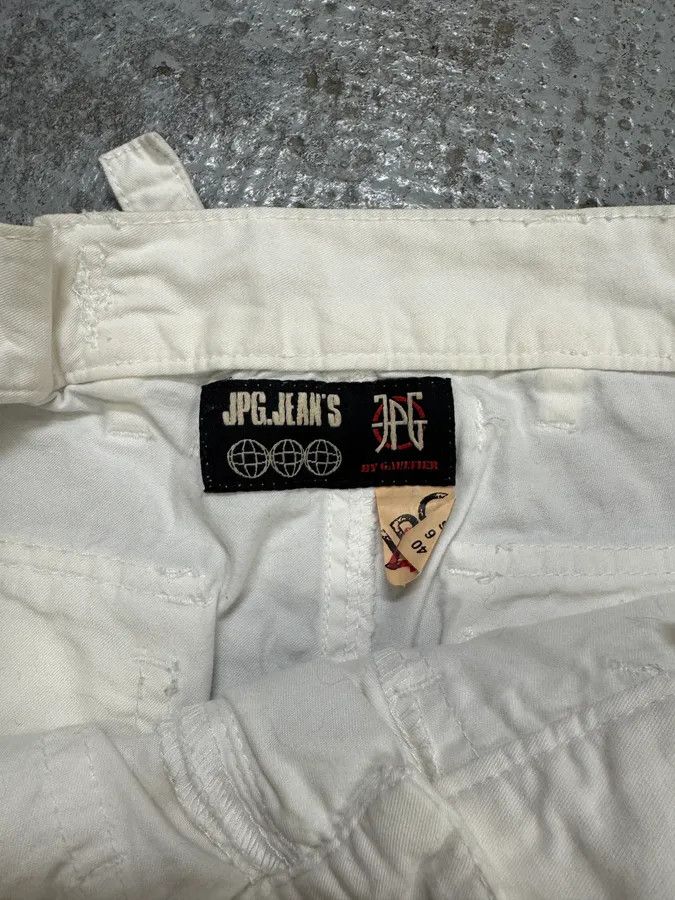 Designer × Jean Paul Gaultier × Vintage Jean Paul Gaultier Trompe L Oeil Pockets Cargo White Pants Size US 30 / EU 46 - 11 Thumbnail
