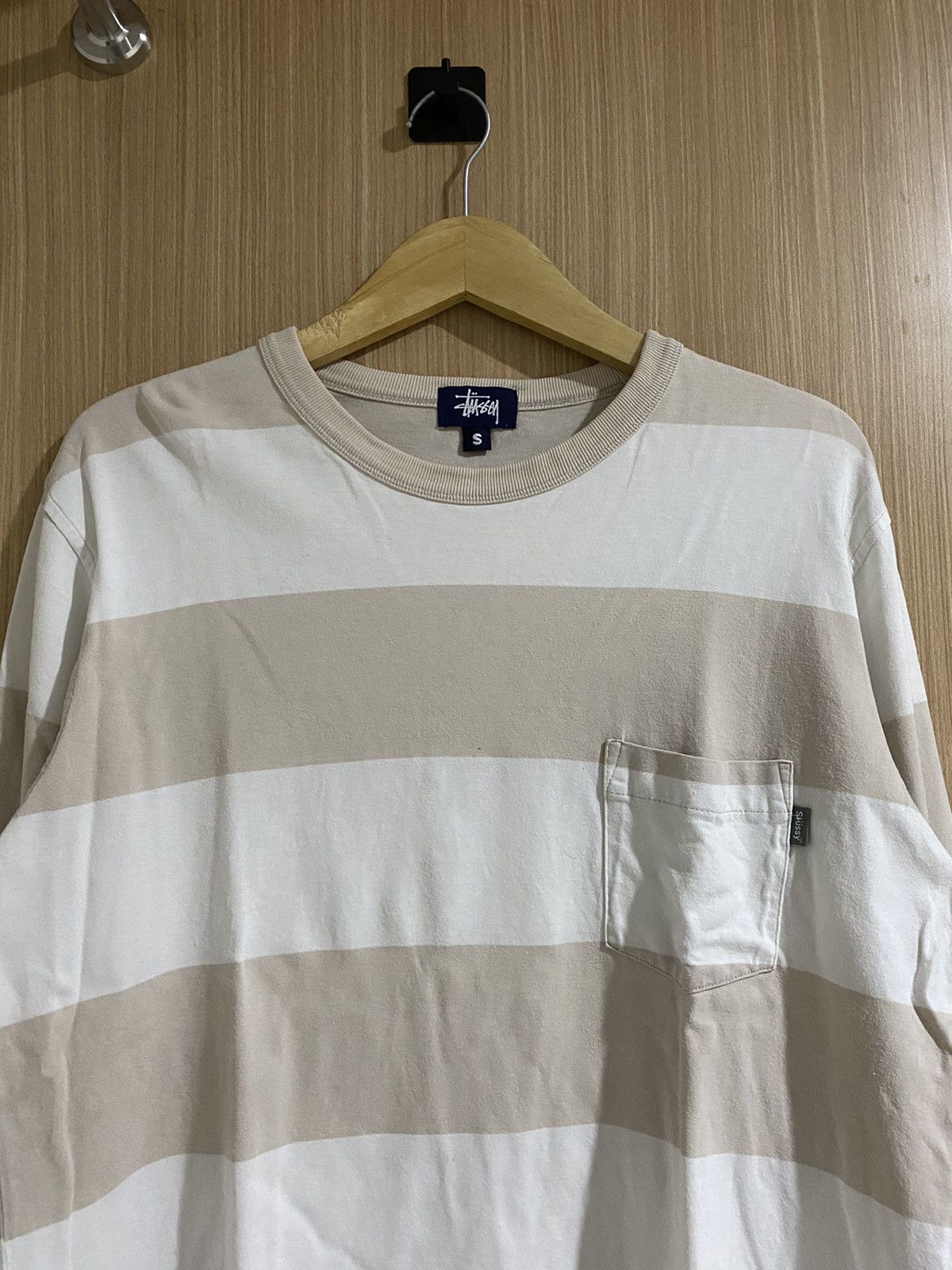 Stussy Stussy block stripe pocket longsleeve Size US S / EU 44-46 / 1 - 2 Thumbnail