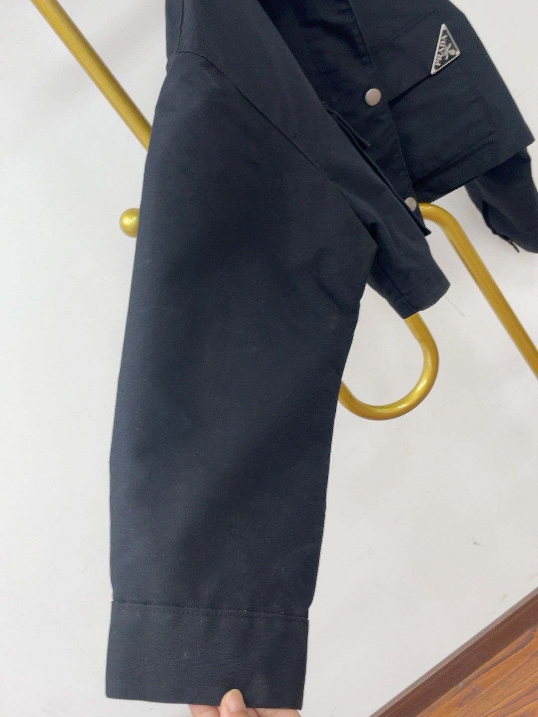 Prada Prada Black Long Sleeve Denim Jacket -2505 Size US M / EU 48-50 / 2 - 6 Thumbnail