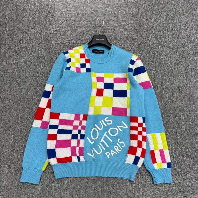 Louis Vuitton Checkerboard Wool Sweater - dmc